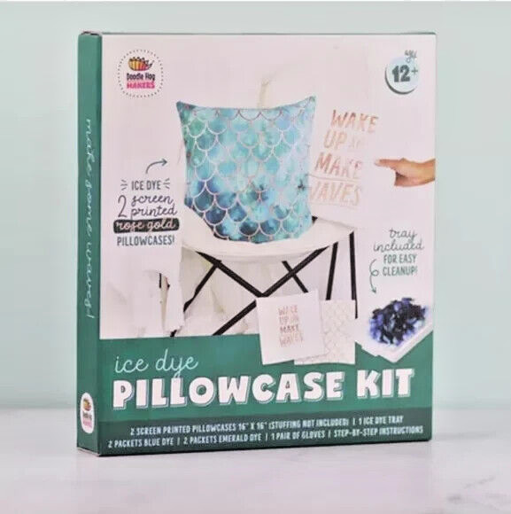 Doublehog Ice Dye Pillowcase Kit  | 2 Pillowcases NEW & SEALED