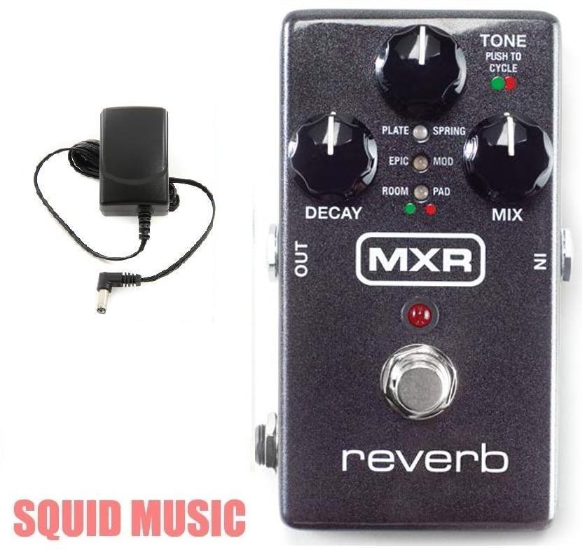 MXR Reverb M300 Relay True Bypass & Delay Trails Modes Dry Path ( 3 MXR CABLES )