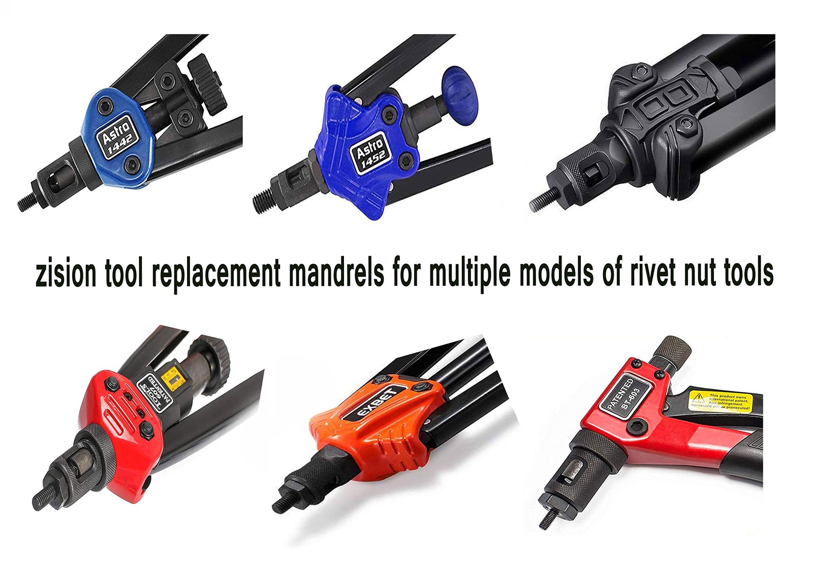 M5 Rivet Nut Tool Tip, Mandrel