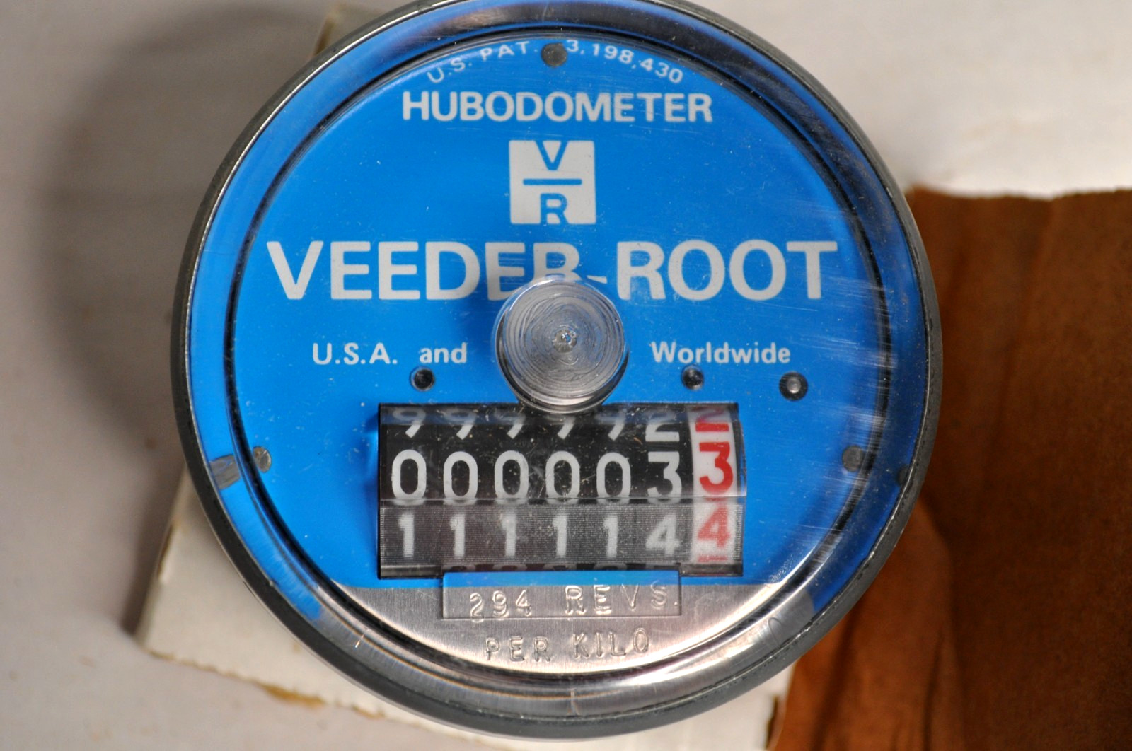 NEW Veeder Root Hubodometer 777727-294, New 294 Revolutions Per KM