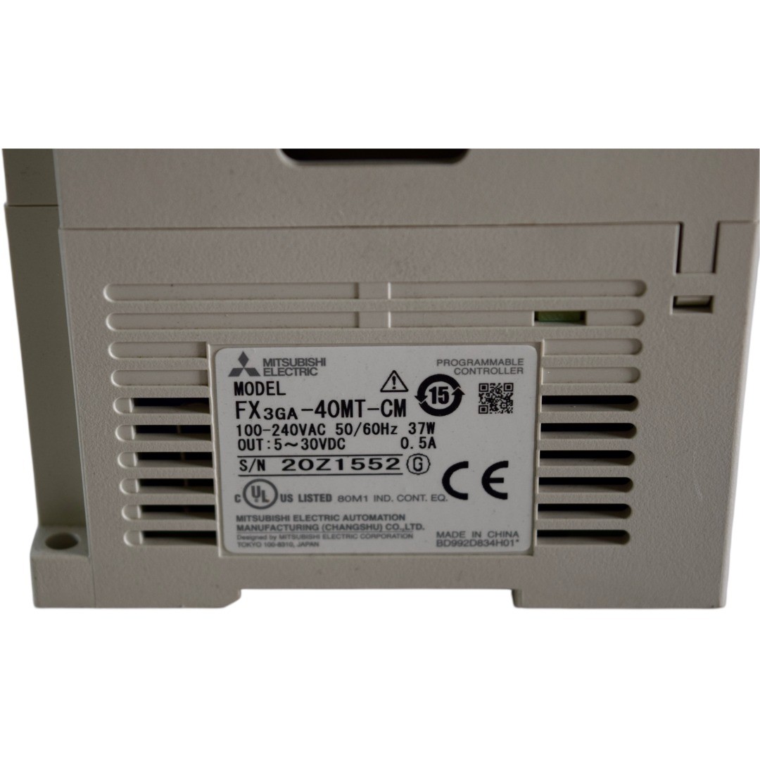 Mitsubishi FX3GA-40MT-CM Programmable Controller 100-240VAC