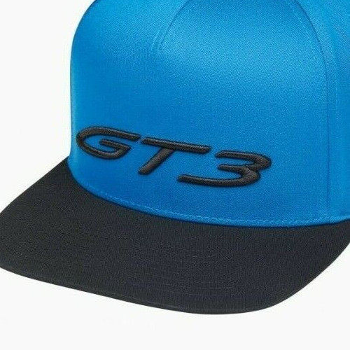 Porsche GT3 Shark Blue Flat brim Driver's Hat Snapback Cap