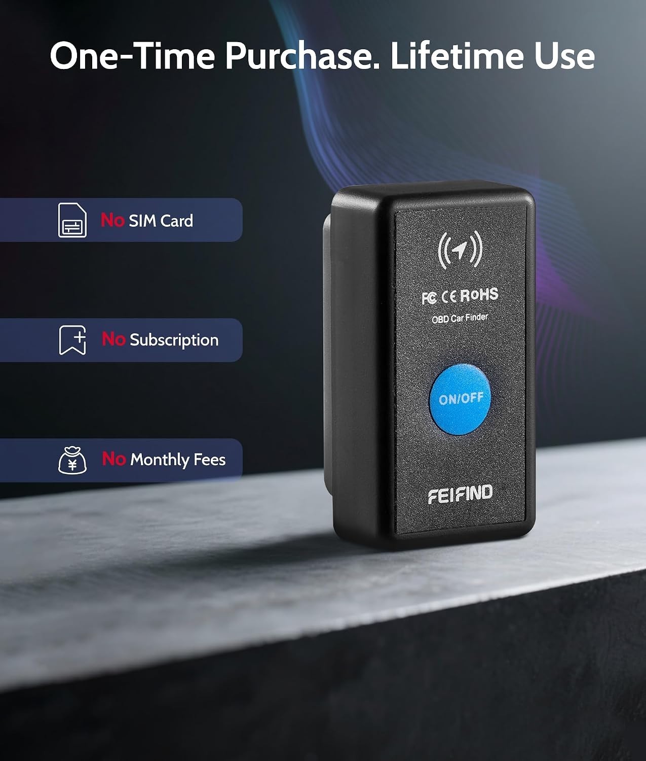 Mini GPS Tracker for Vehicles No Monthly Fee/No Subscription, Hidden Tracker ...
