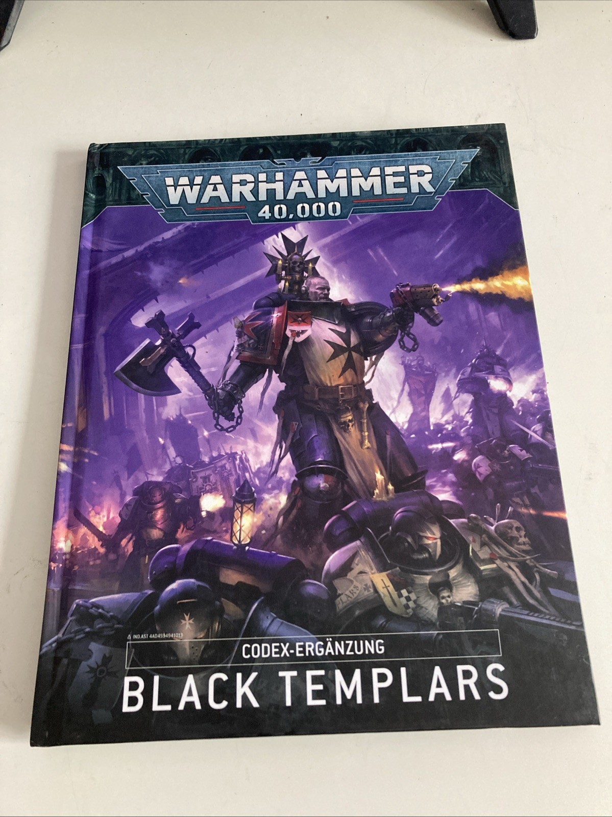 Warhammer 40K Black Templars Codex Supplement Hardback Book In German, No Seal