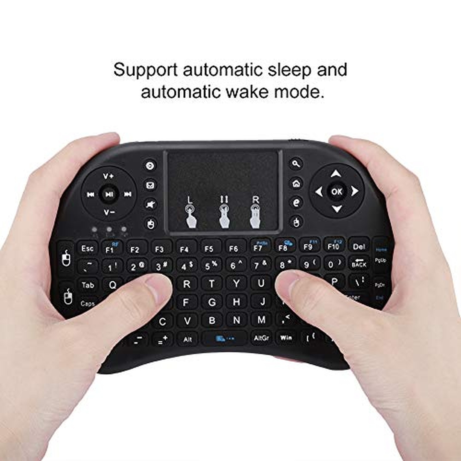 FOSA USB Mini Touch Keyboard, Portable Multifunction Keyboard with Touchpad F...