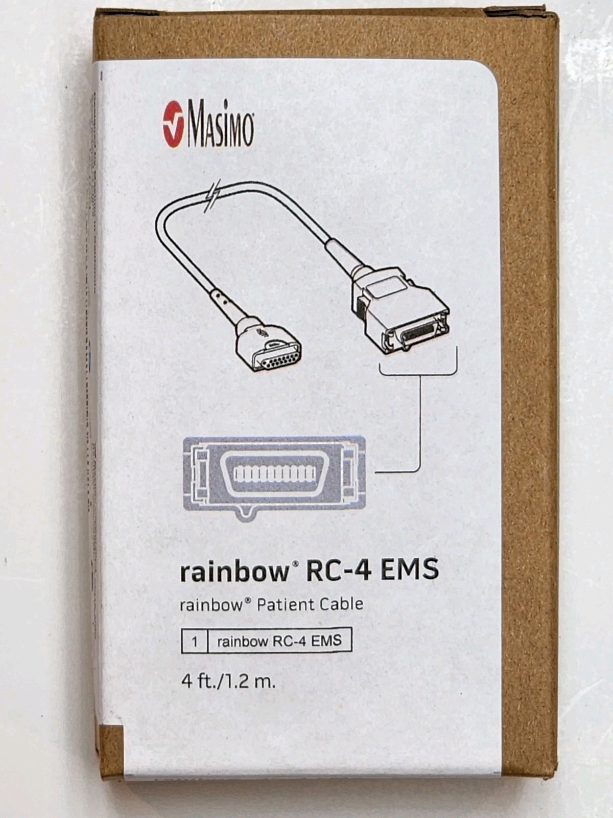 Masimo Rainbow RC-4 EMS - NEW VERSION! Kevlar Reinforced! Lifepak Zoll