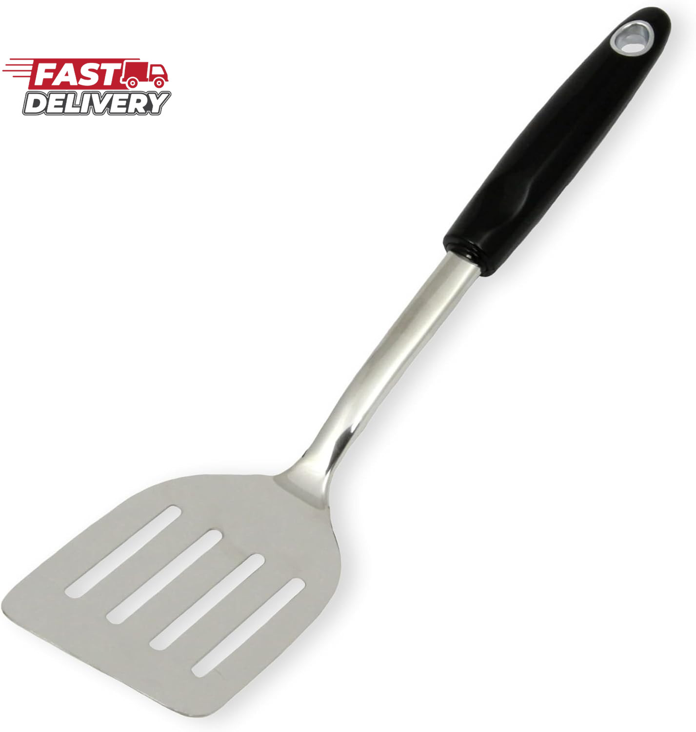 Chef Craft Heavy Duty Turner/Spatula, 13.5 Inch, Stainless Steel