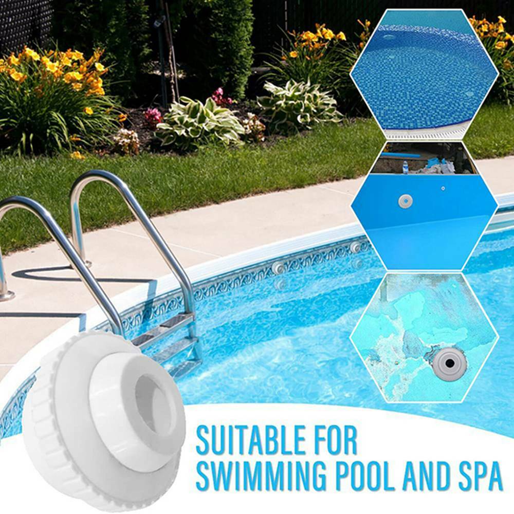 Universal Swimming Pool Nozzle Pool Spout Fitting Spa 180° Return Jet Nozzle