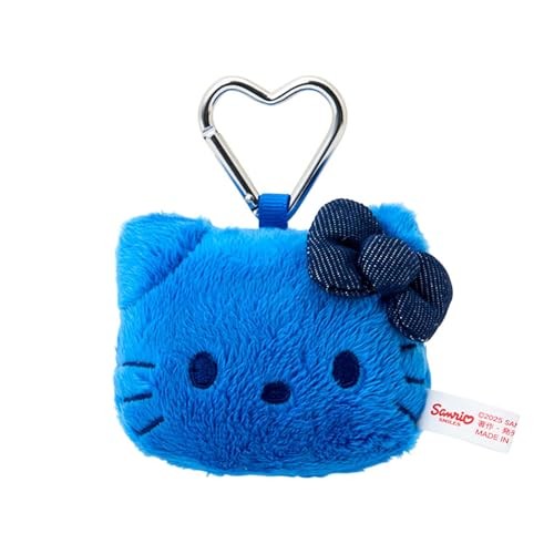 Sanrio SANRIO Face-Shaped Mascot Holder I Love Hello Kitty Blue 222127　Japan