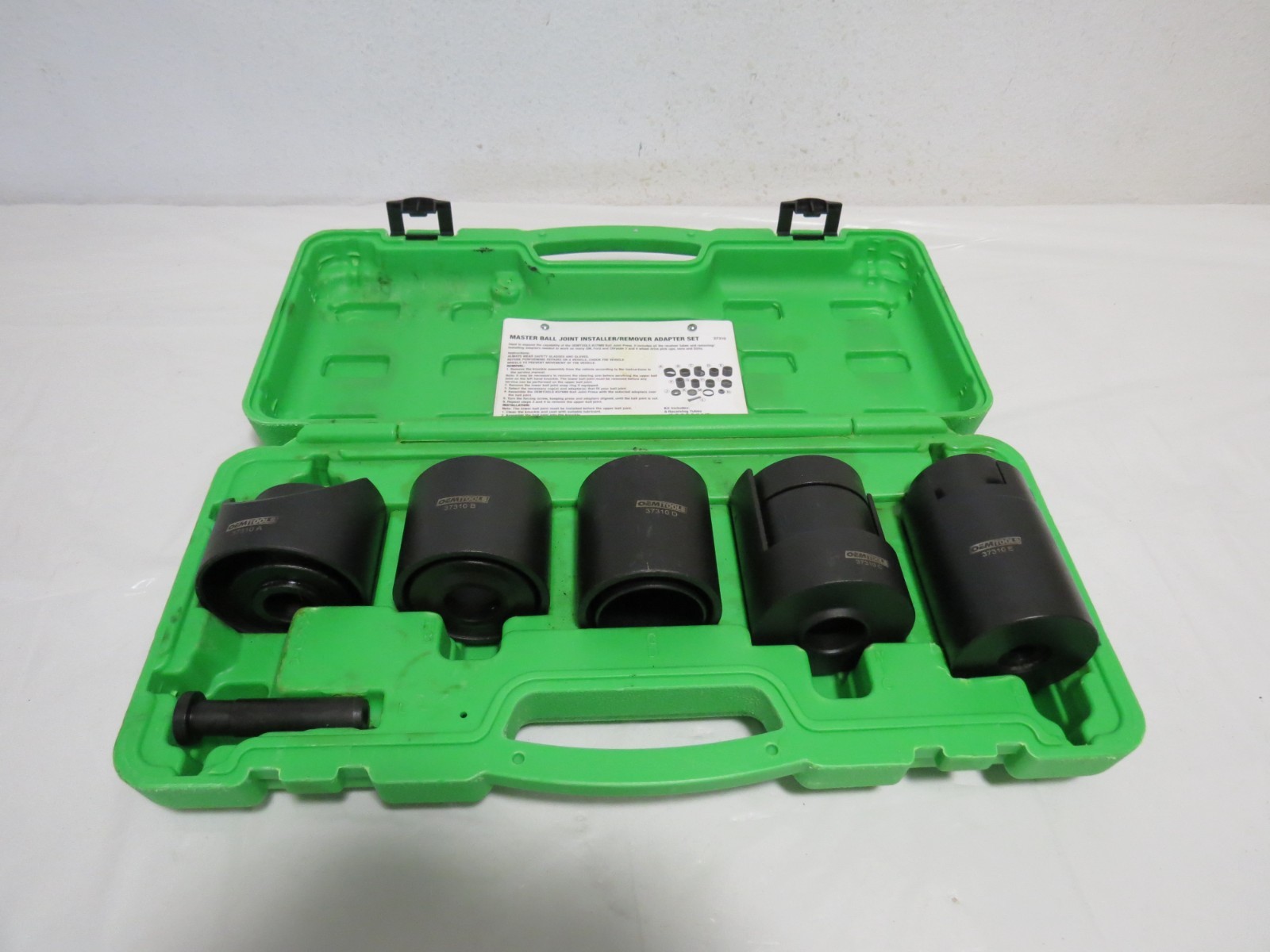 OEMTOOLS 37310 Master Ball Joint Installer/Remover Adapter Set, 14 Pieces