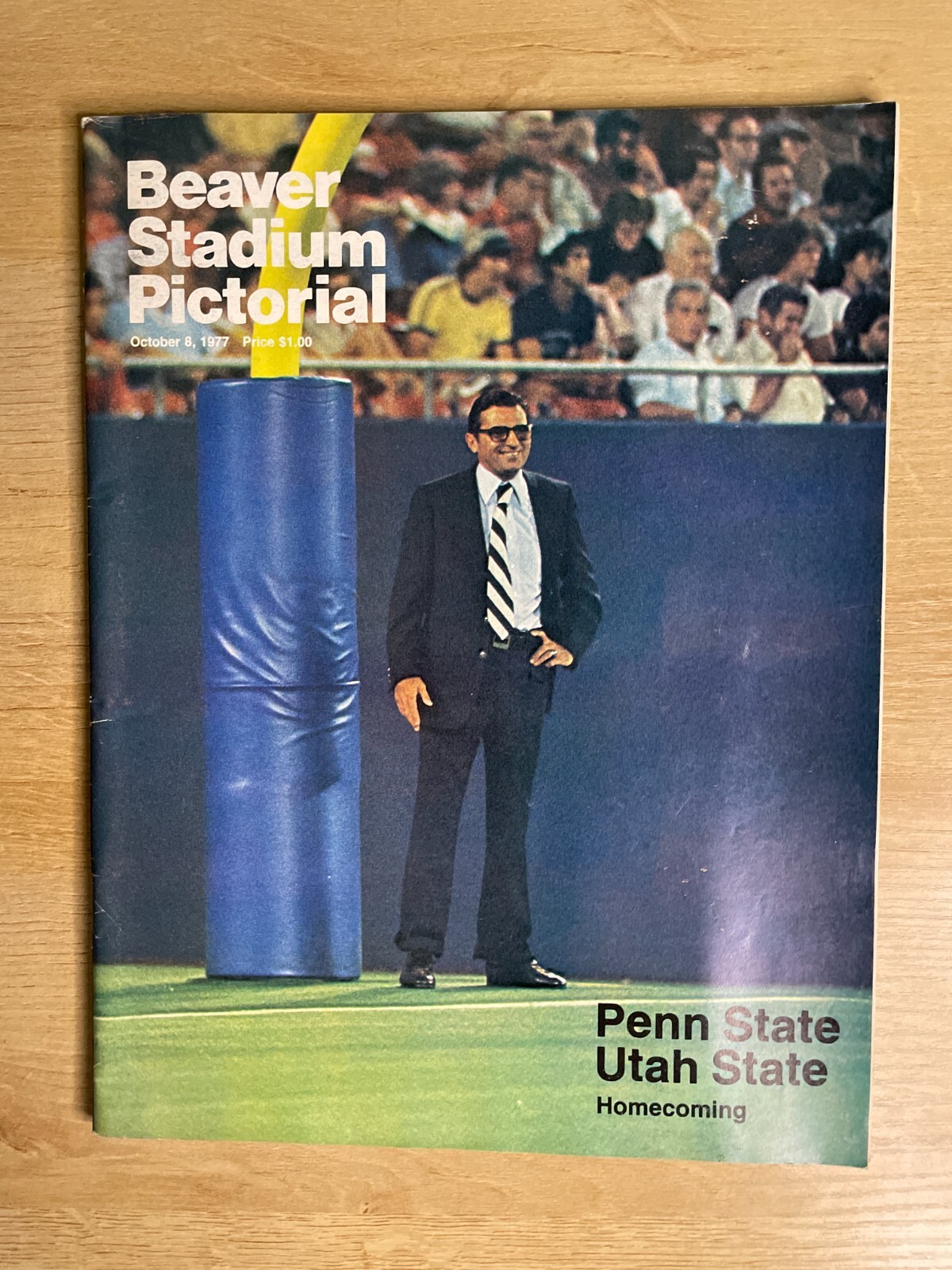 Beaver Stadium Pictorial October 8, 1977 Penn State Vs. Utah State Program B2364