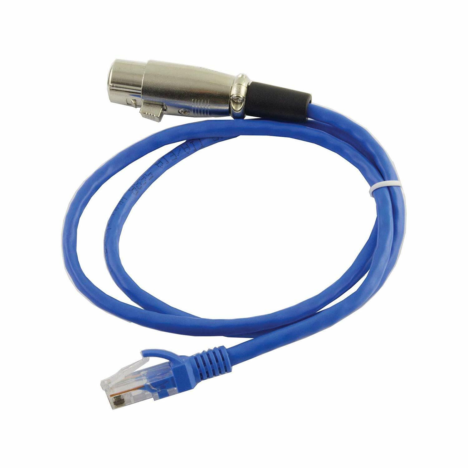 Diode LED XLR-3 to RJ45 Adapter Cable Pair