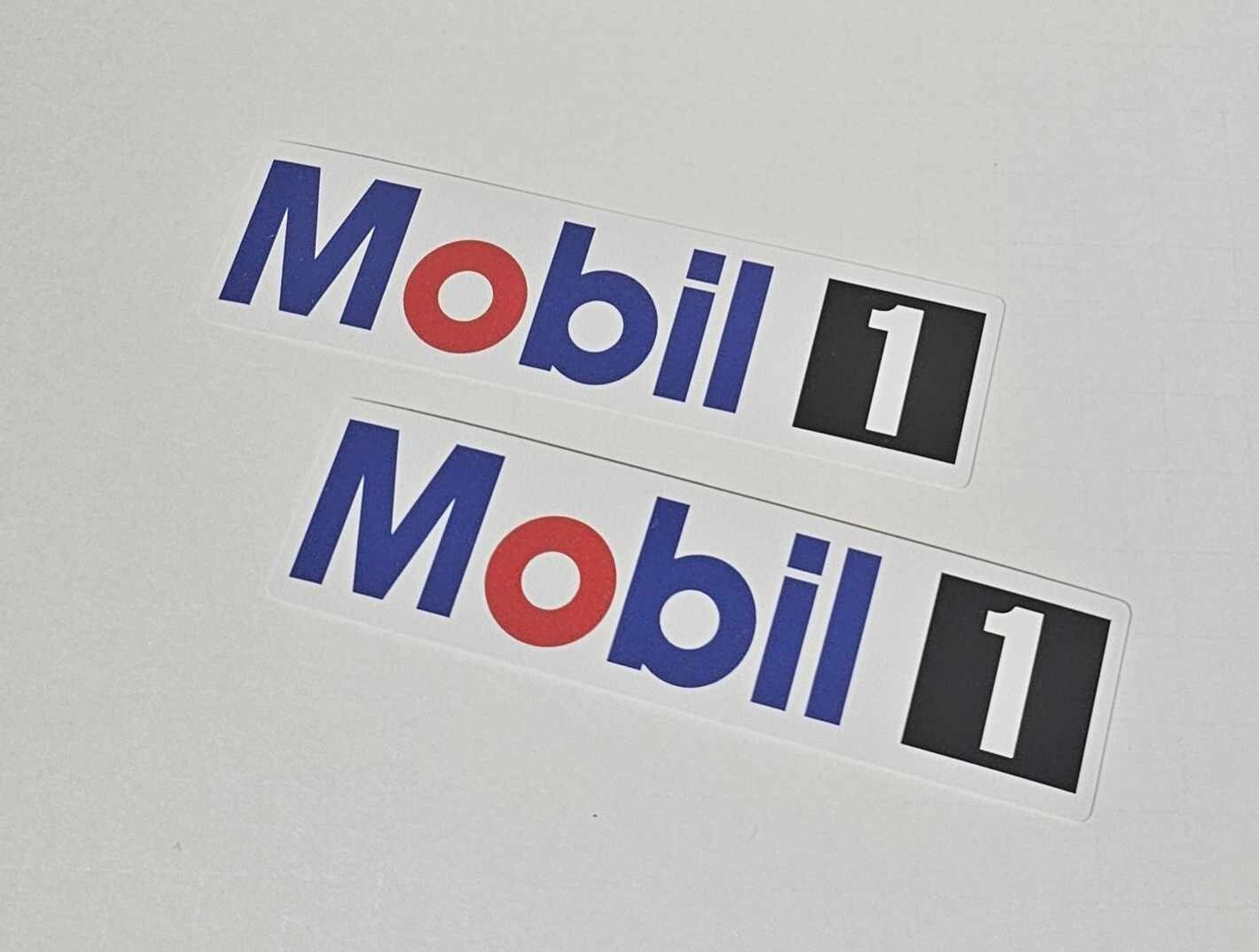 MOBIL 1 RACING OIL GAS RACING DECAL WINDOW CAR LAPTOP STICKER MADE IN USA