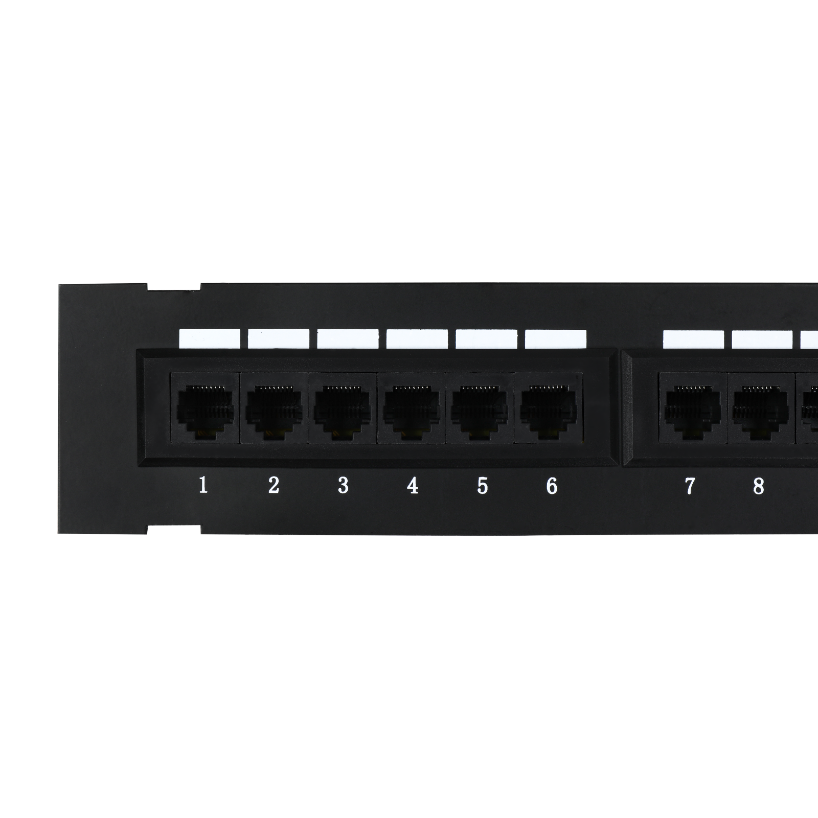 Cat6 12 Port Patch Panel RJ45 110 Mini Surface Wall Mount
