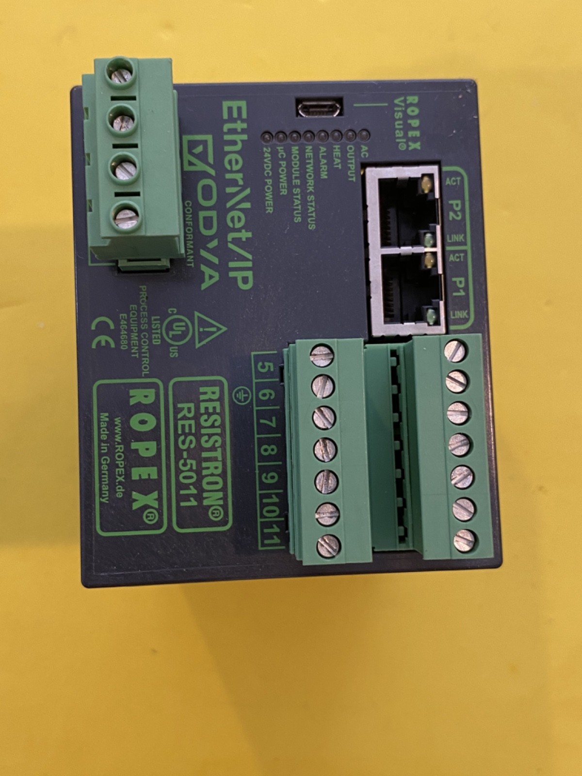 ROPEX RESISTRON RES-5011 MOD: 0 #7501100, 110-300V, MAC: B8-0B-9D-00-74-AA