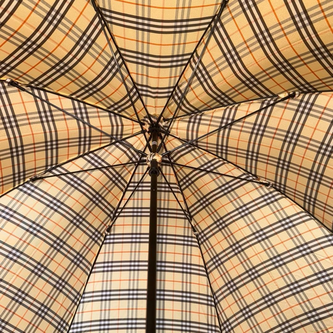 Burberry Long Umbrella Plaid Pattern Men Accessory Original Collection