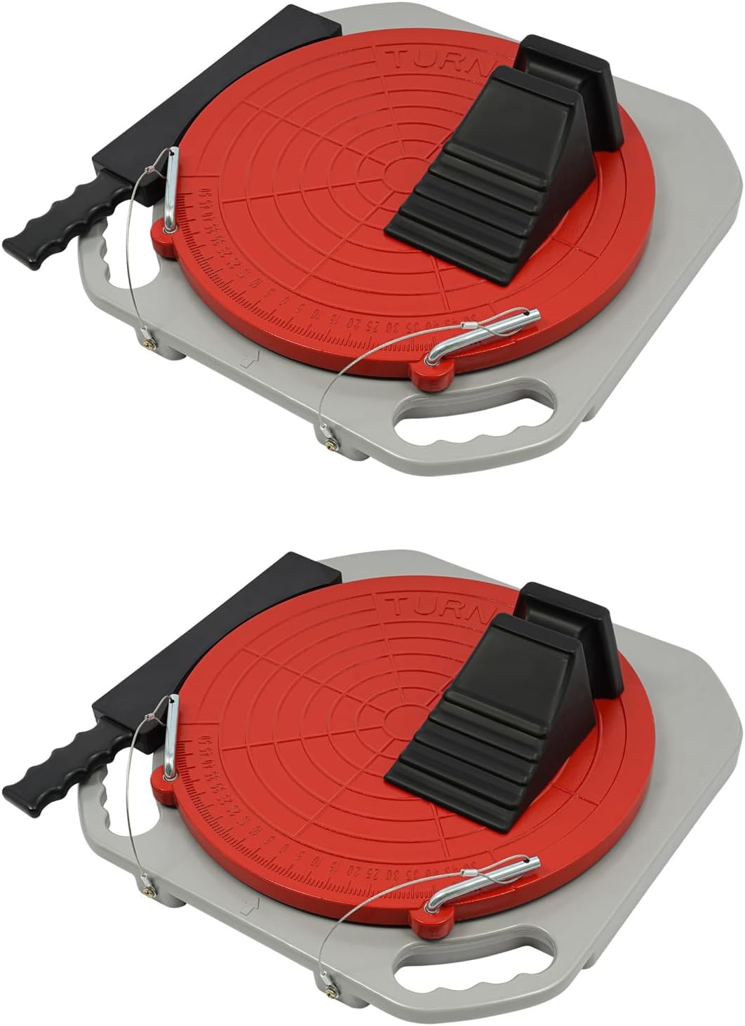 2 pcs 360° Rotating Wheel Alignment Turn Plates 3-Ton Capacity Alignment Tool