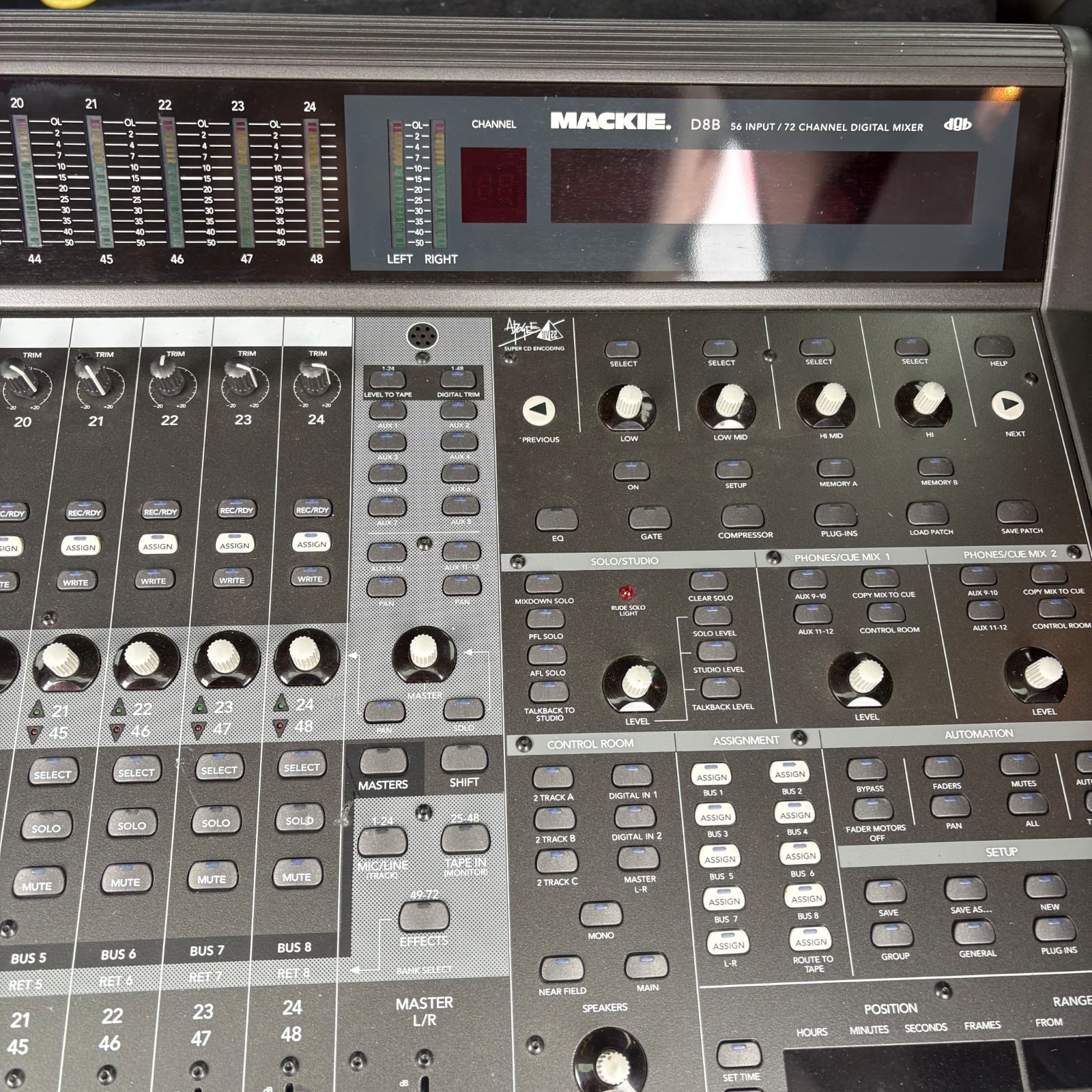 Mackie D8B Digital Mixing Table Console Unit Only
