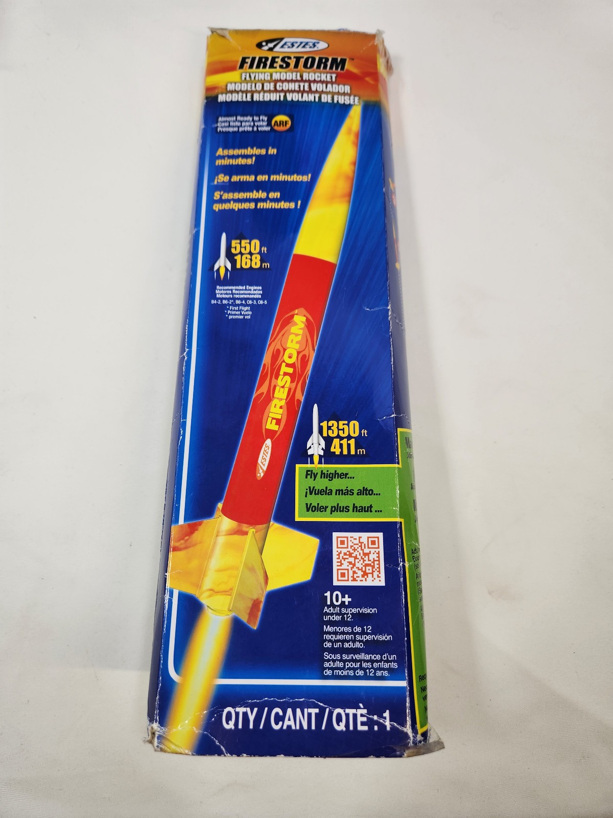 Estes Firestorm Model Rocket AFR (open box)