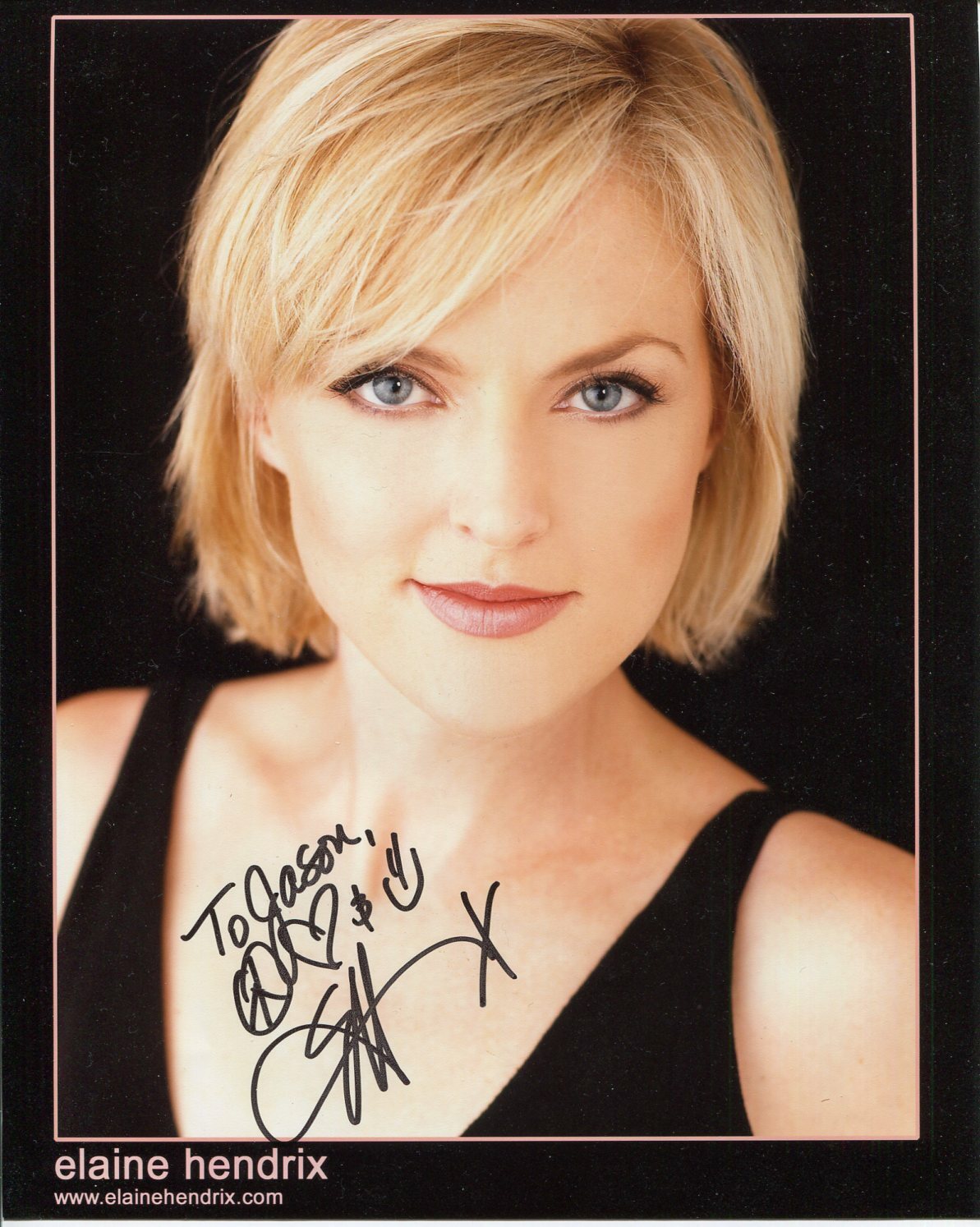 Elaine Hendrix Dynasty Joan of Arcadia The Parent Trap Signed Autograph Photo
