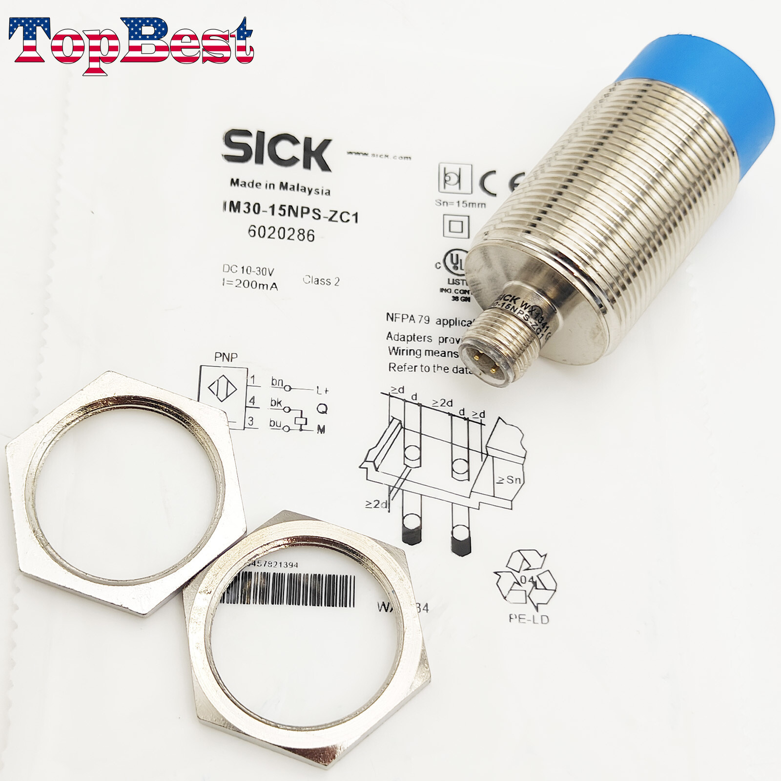 NewPhotoelectric Sensor for SICK IM30-15NPS-ZC1 Photoelectric Sensor