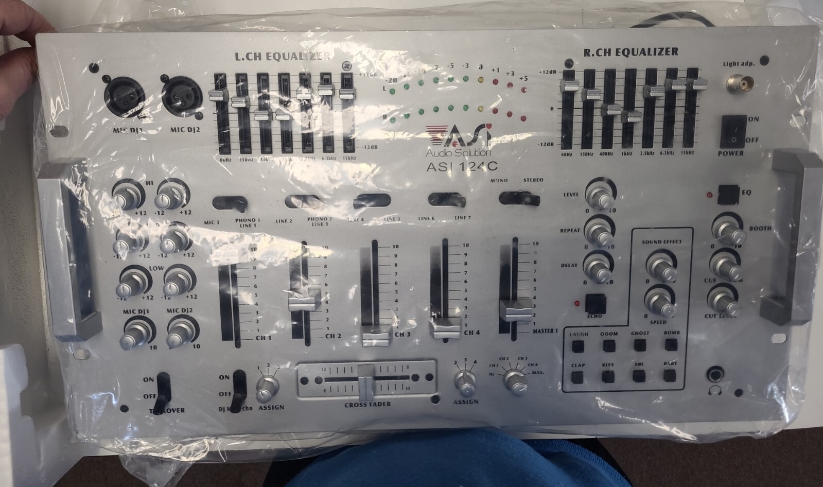 Audio Solution ASI 124C Pro Stereo Preamp Mixer NIB
