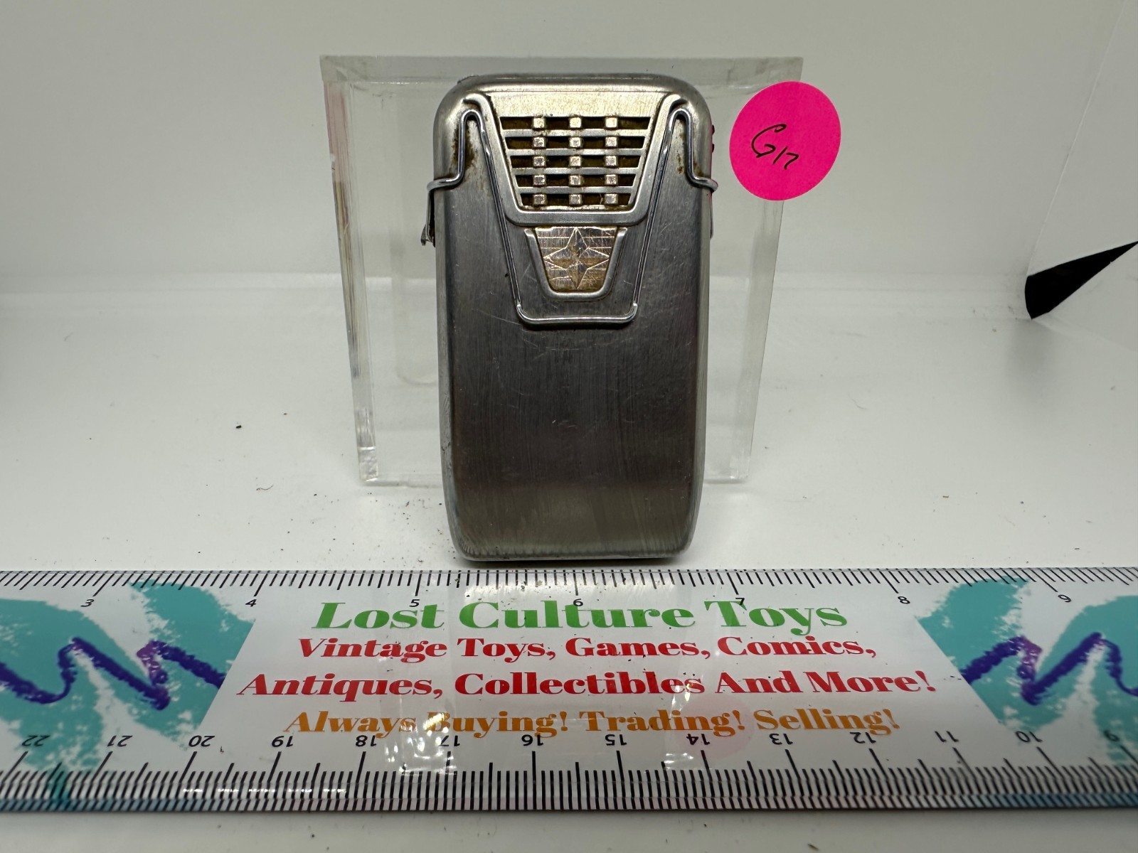 Vintage 1950s Sonotone Hearing Aid Model 200 Silver Device Only LotG17