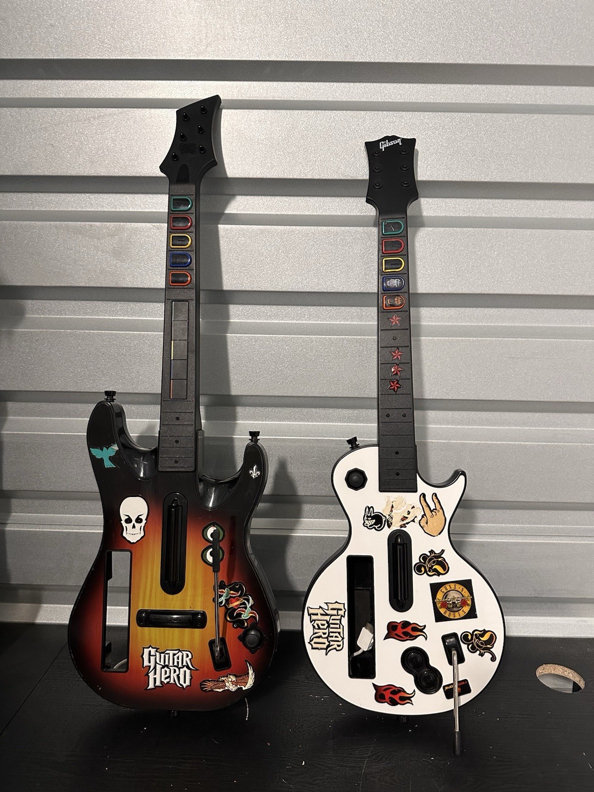 Lot of 2 Guitar Hero Les Paul Wireless Controllers for Nintendo Wii