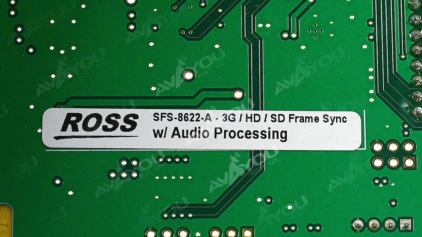Ross openGear SFS-8622-A A/V Frame Synchronizer + Audio Embedding / De-Embedding