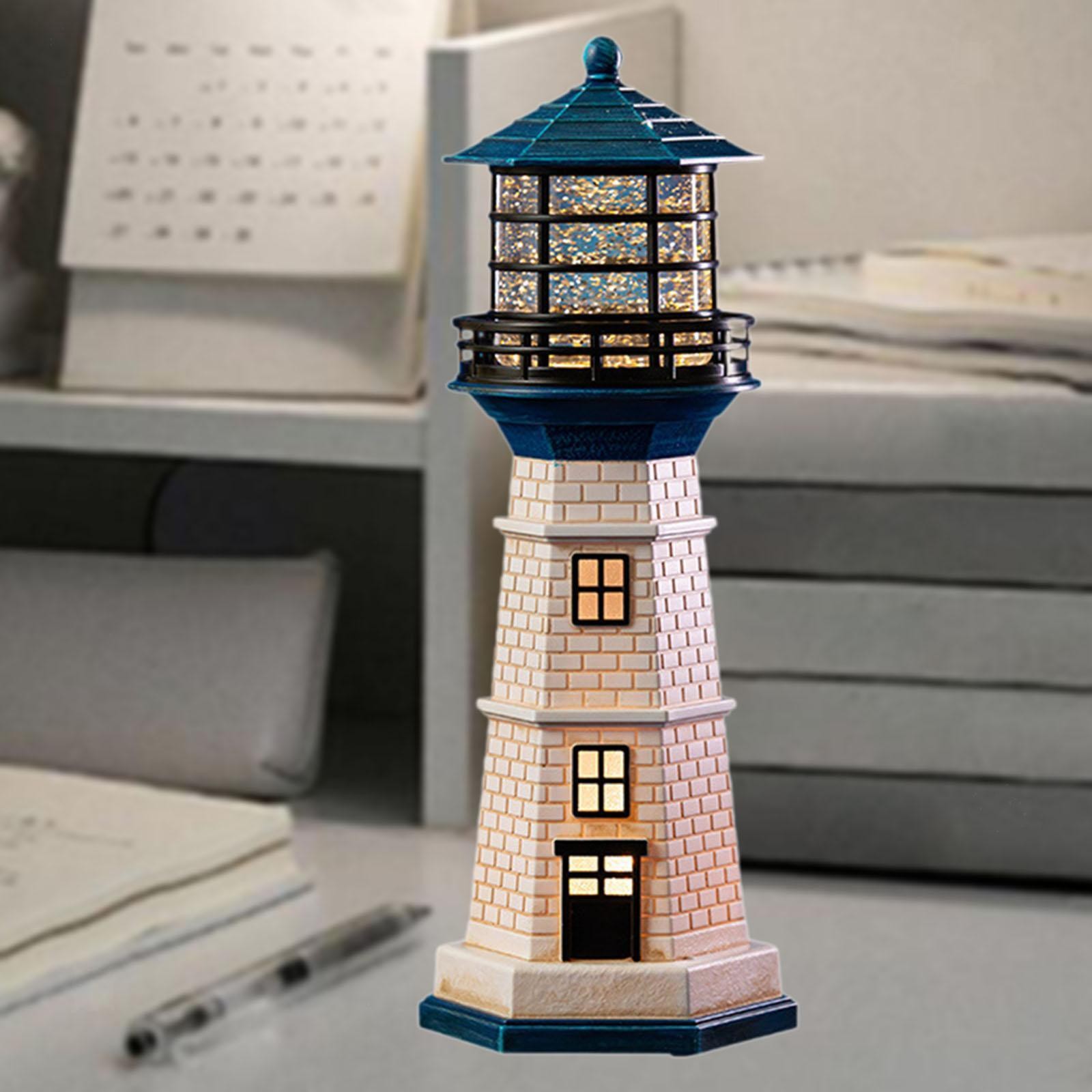 Lighthouse Night Light with Music Light up Decoration