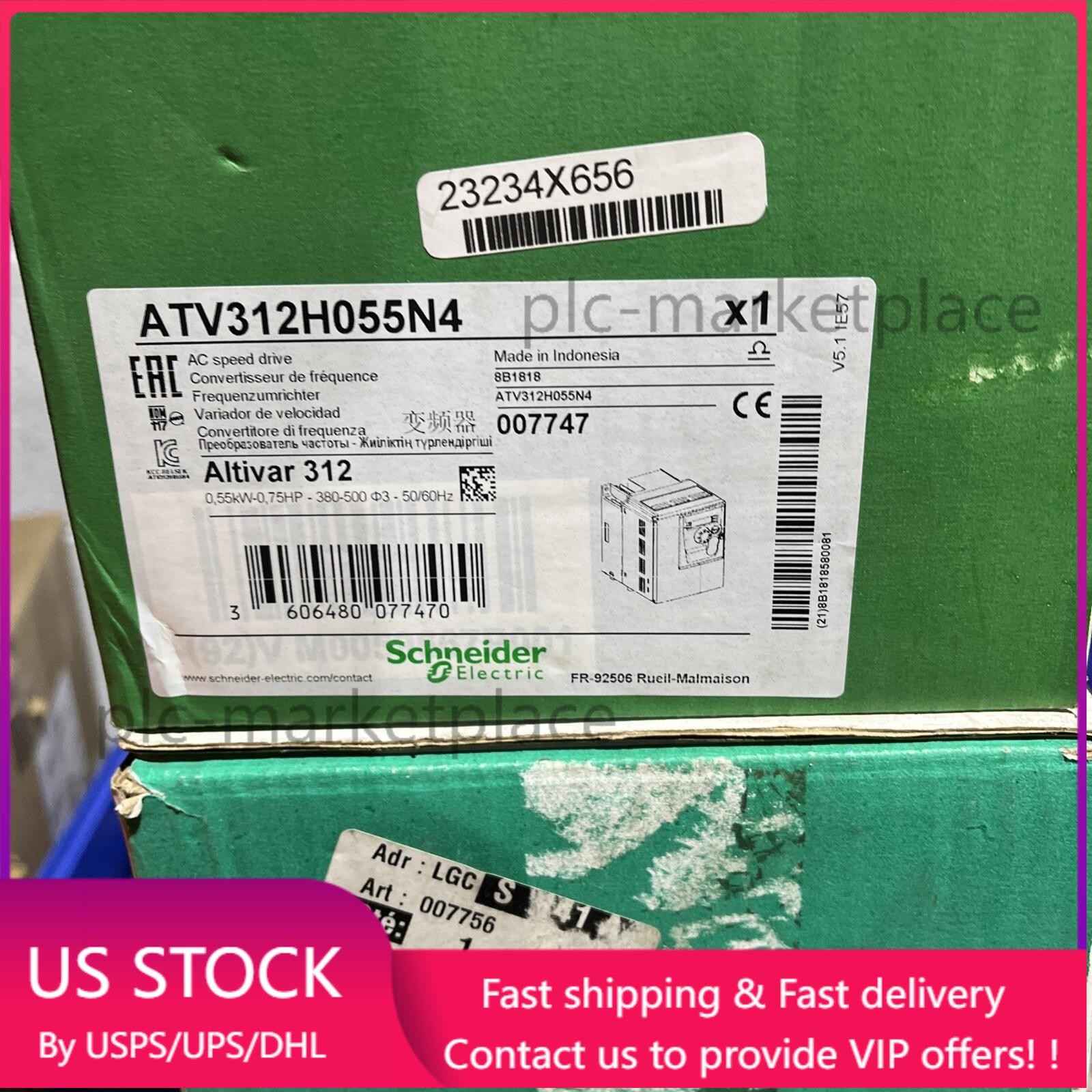Schneider Electric ATV312H055N4 Ac Speed Drive 0.55KW 3phase Inverter New In Box