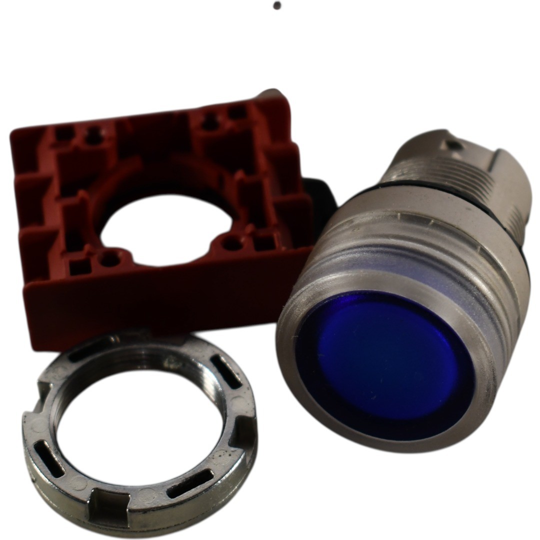 NEW AEG BMLGB 910-159-716 Illuminated Pushbutton Switch Blue