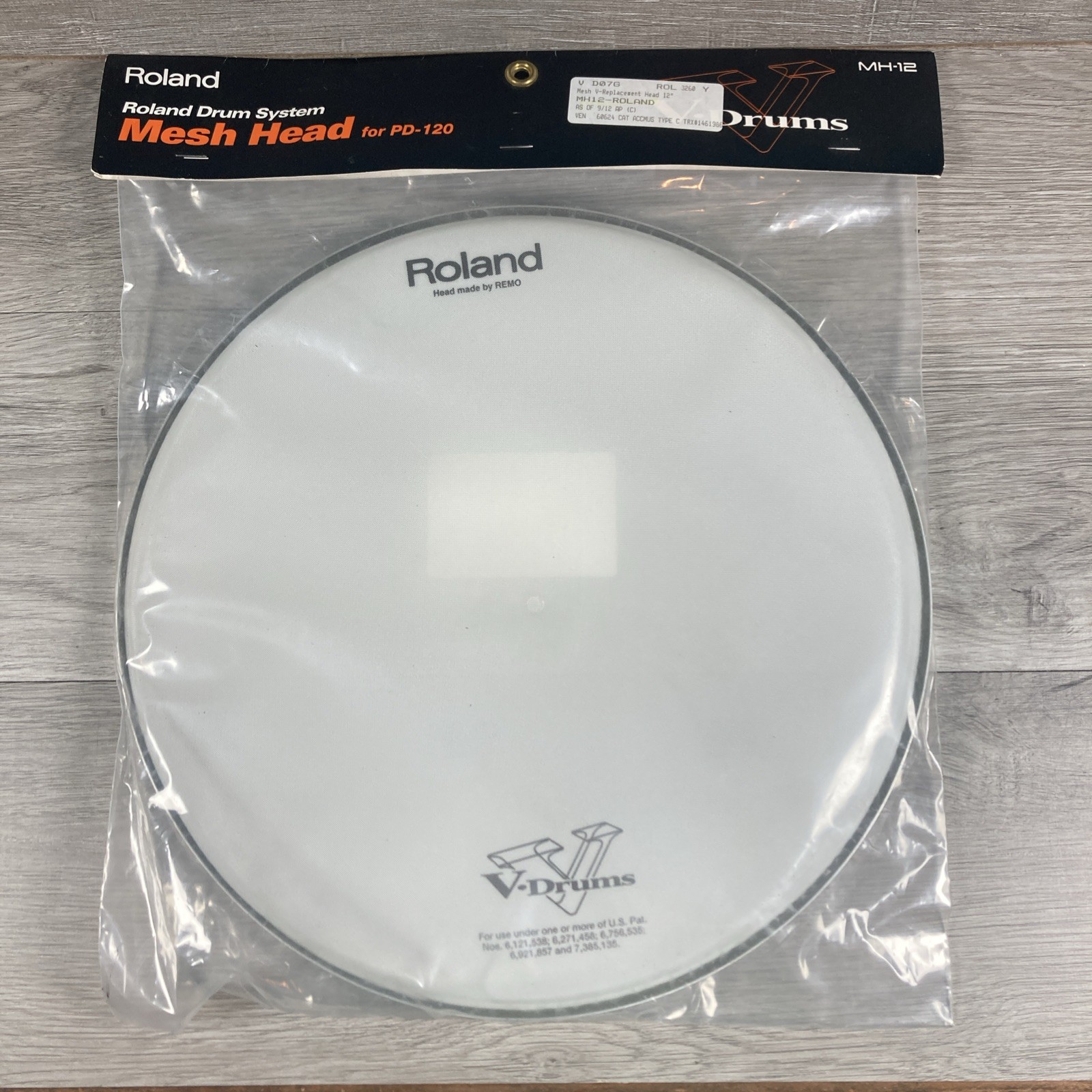Roland MH-12 Mesh Drum Head For PD-120 V-Drums System Brand New