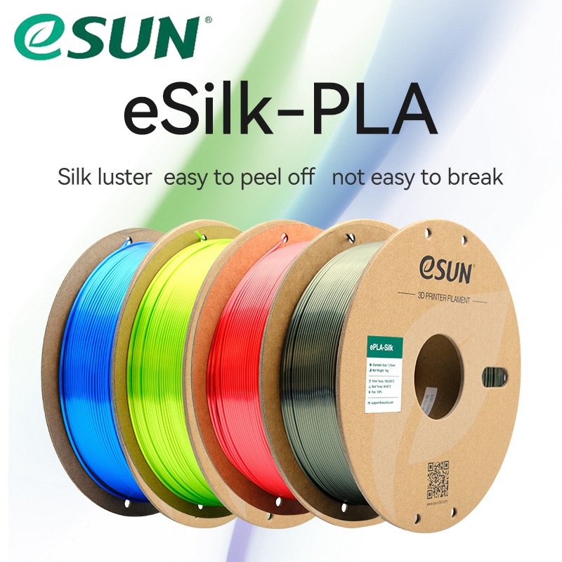 eSUN PLA 3D Printer Filament 1.75mm 1KG/Spool Silk PLA Filament  for 3D Printers