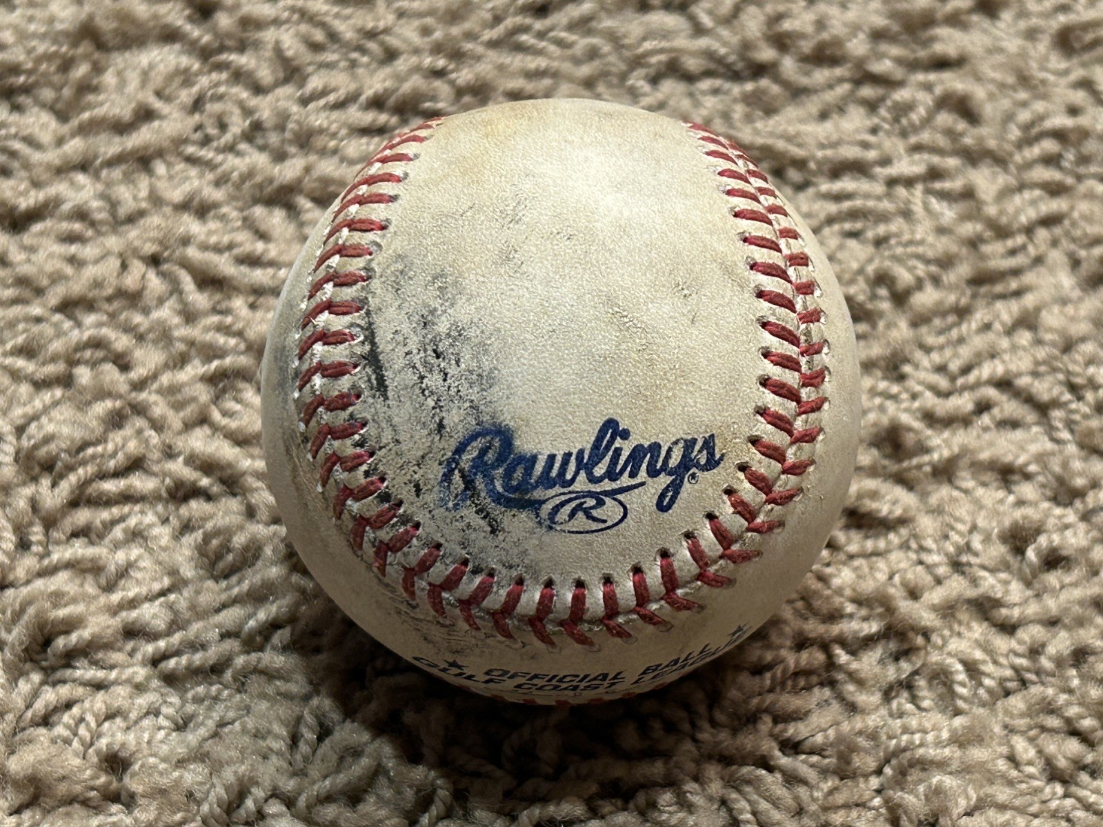 RARE Rawlings Official GULF COAST MINOR LEAGUE Used Baseball