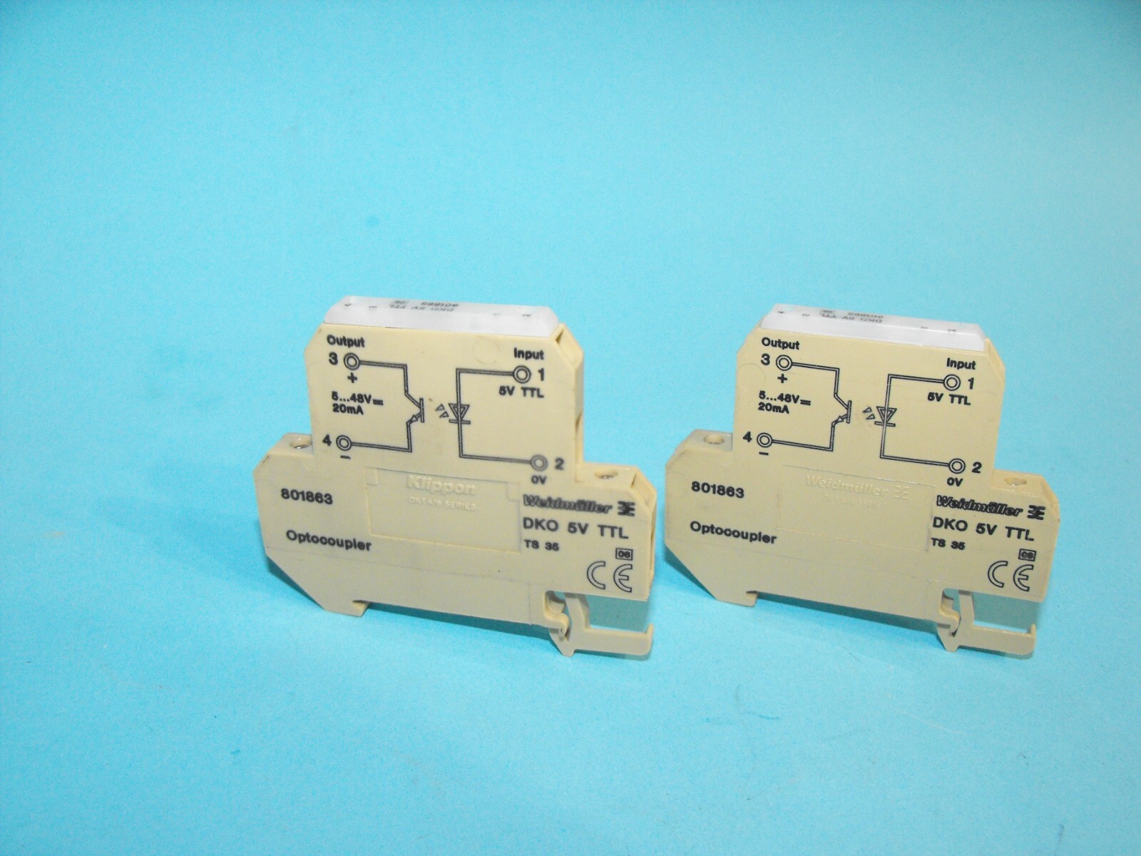 WEIDMULLER DKO 5V TTL.Optocoupler 801863 Dko 5V Ttl.(LOT2PCS).NEW