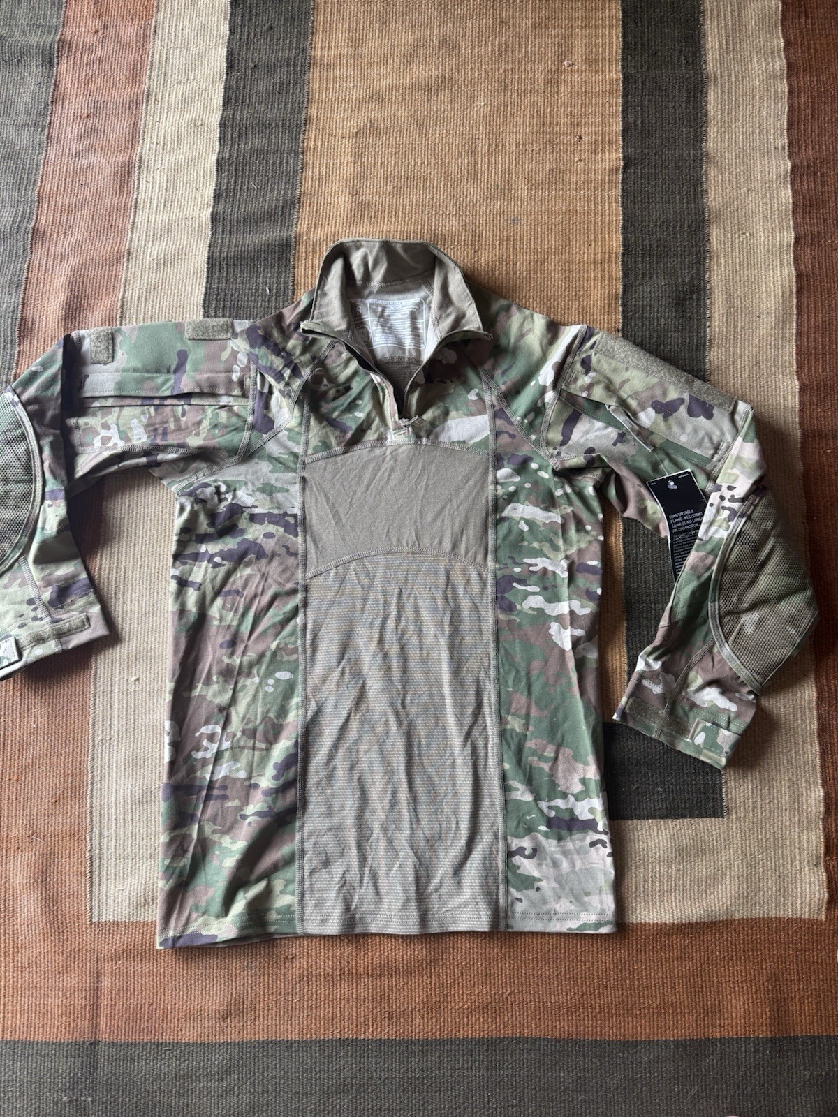 Army Combat shirt flame resistant 1/4 zip OCP Small NEW