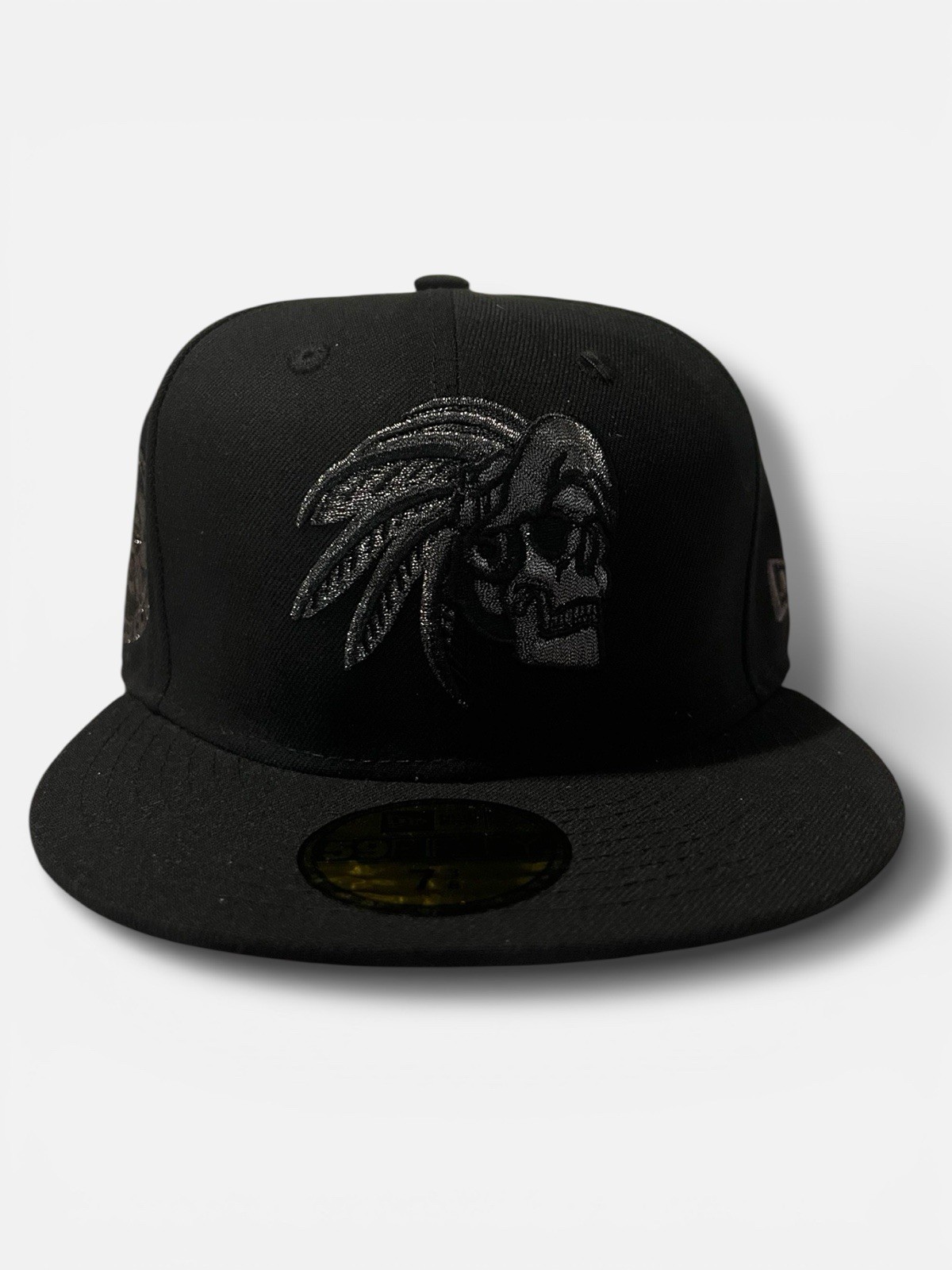 New Era Mexico Skull Aztec Warrior Liquid Titanium Prime Edition Hat Fitted Cap