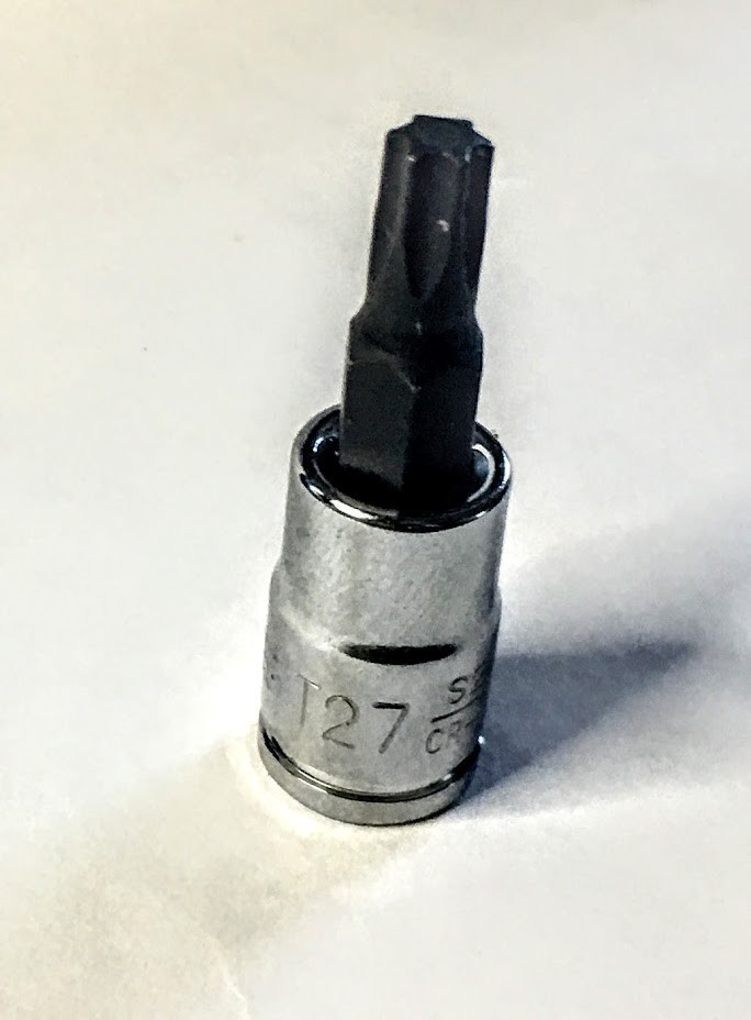 Pittsburgh Torx Star Bit Socket T27 x 1/4" -Free USA Shipping