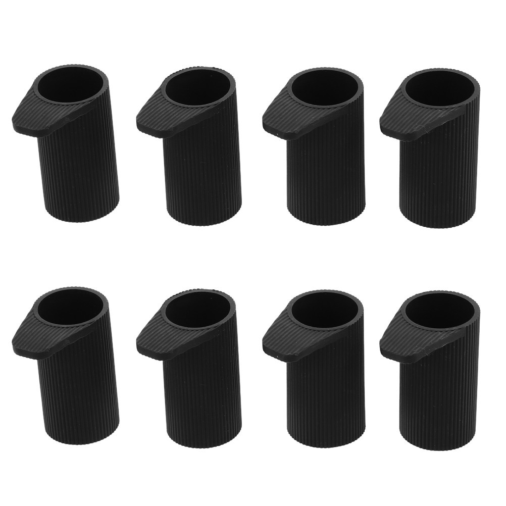 8Pcs Reusable Plastic Keyboard Stand Feet Caps Noise Reducing Piano Feet
