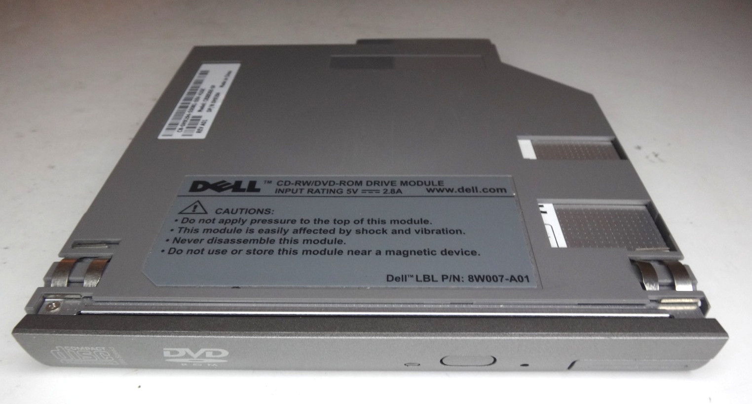 DELL Latitude D-Series Laptop CD-RW/DVD ROM Drive Module CRX830E 0H9294 WORKING