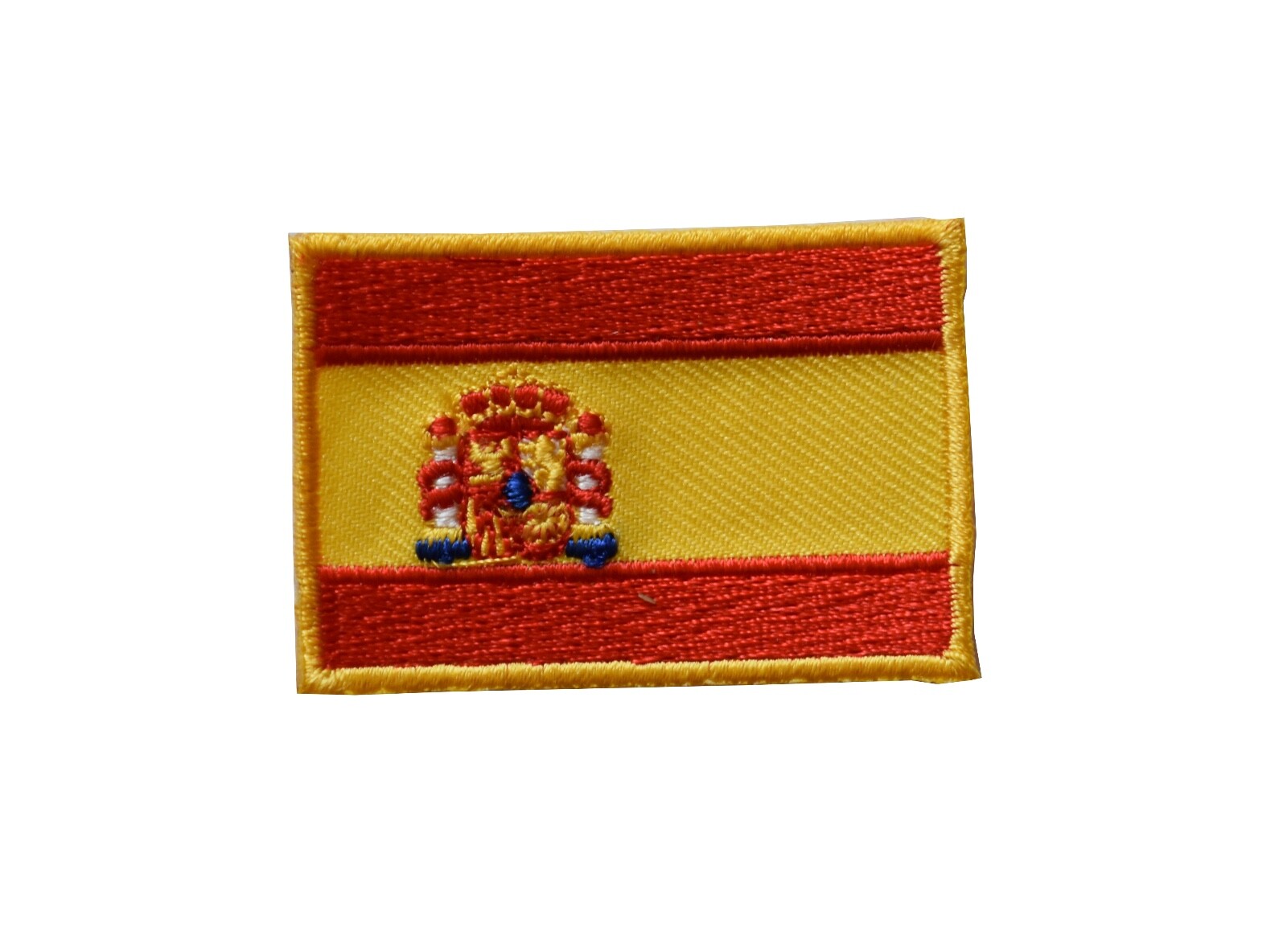 #5121 Spain Flag Embroidery Iron On Patch-Small 1 7/8"