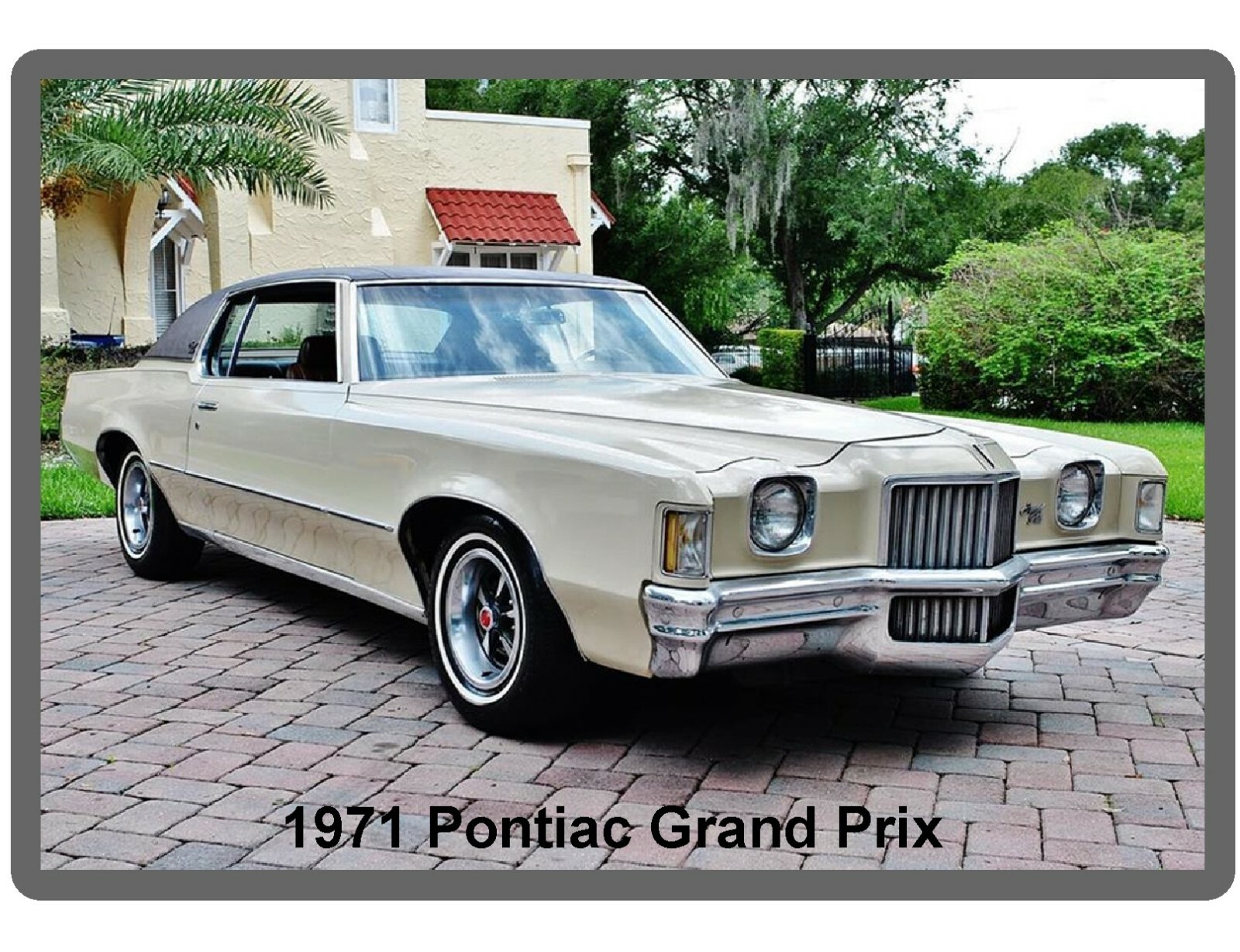 1971 Pontiac Grand Prix Refrigerator / Tool Box  Magnet