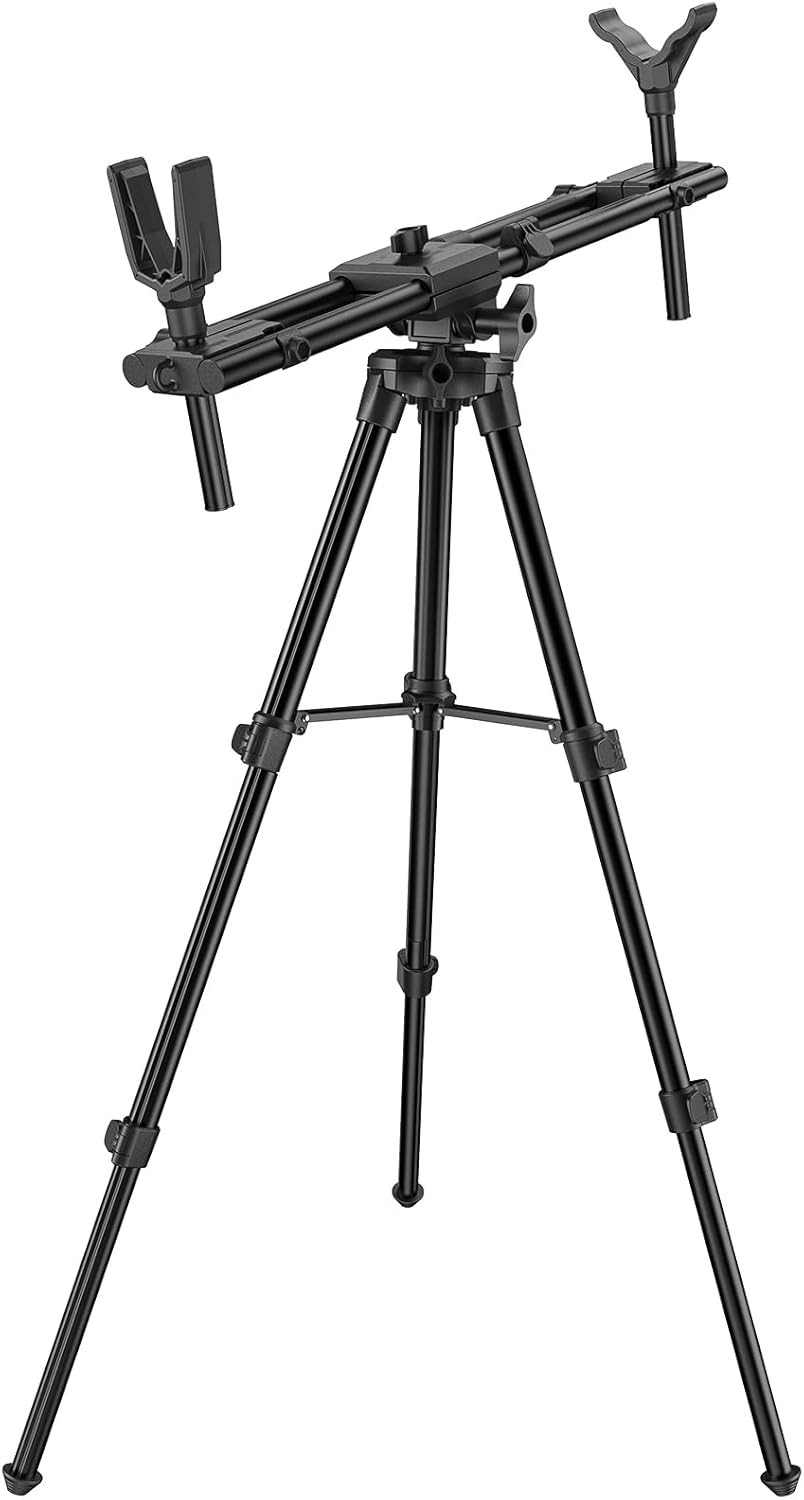 Hunting Rests, Shooting Tripod with Dual Frame, Flexible Orientation