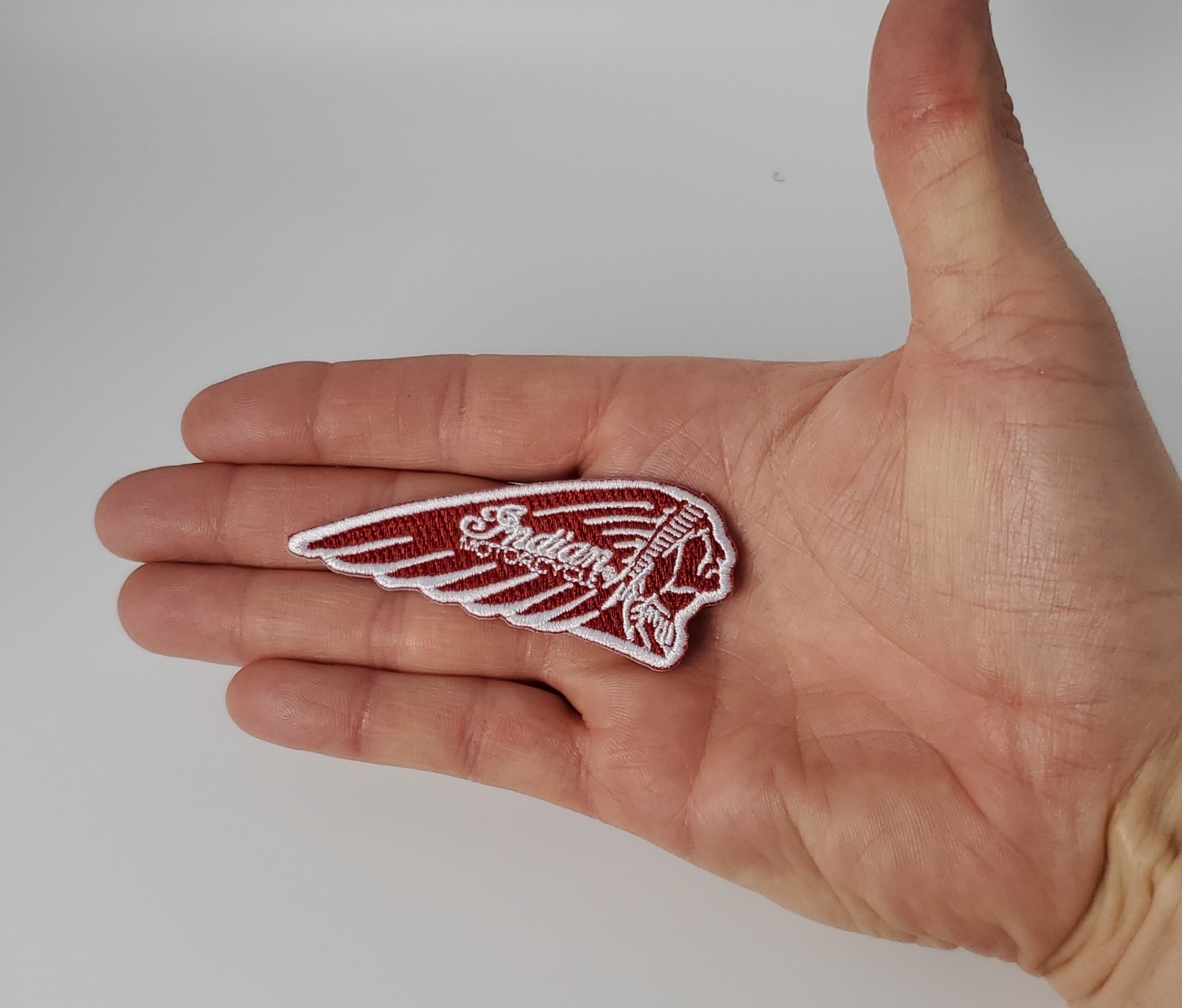 Indian Motorcycles Biker Patch Embroidered sew-on/Iron patch. 3"