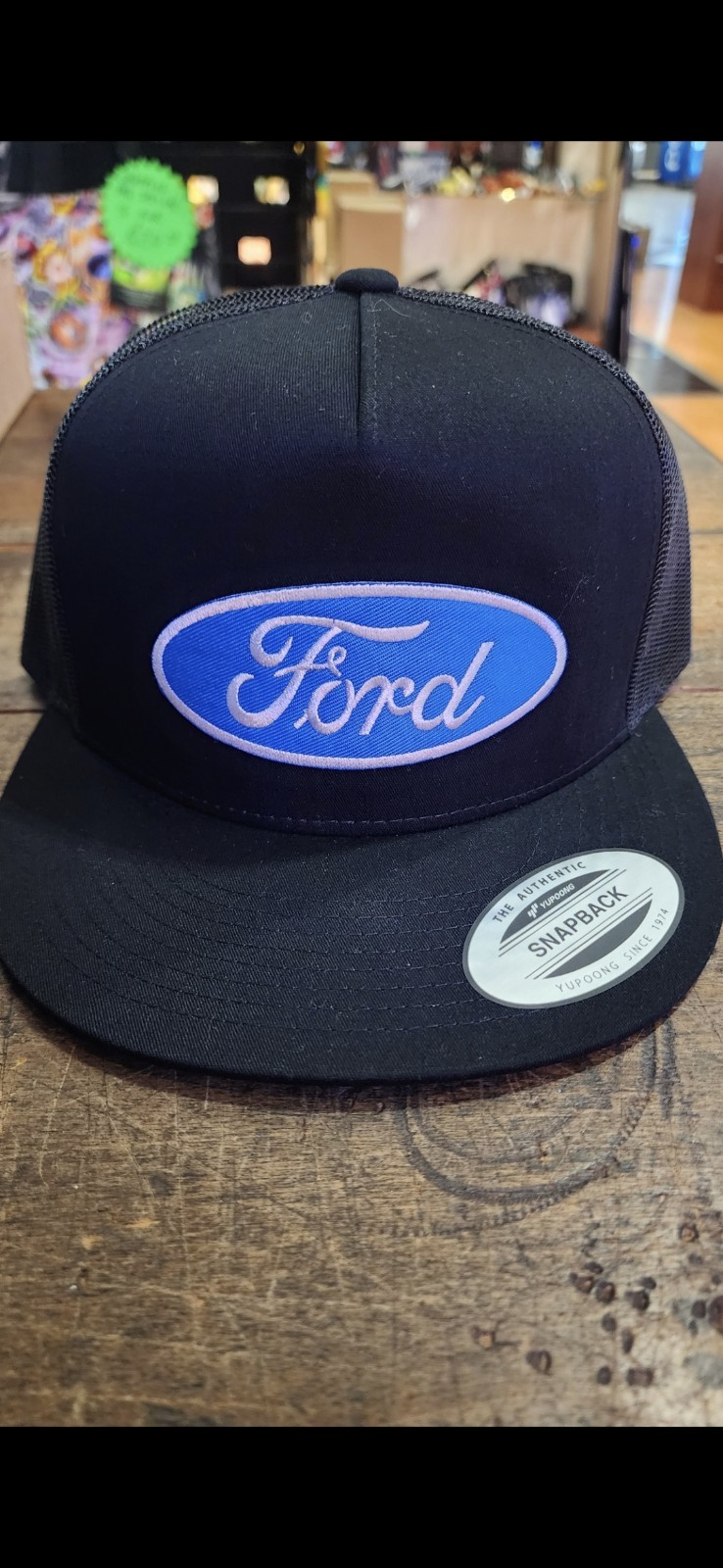Ford Blue Oval Trucker Hat Mesh Hat Snapback Hat Cap Logo Cap