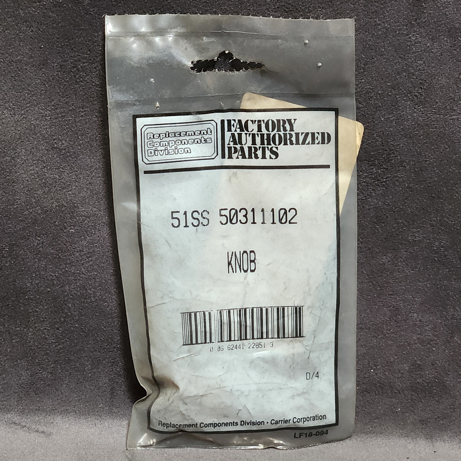 ~Discount HVAC~ CP-51SS50311102 - Carrier - Knob