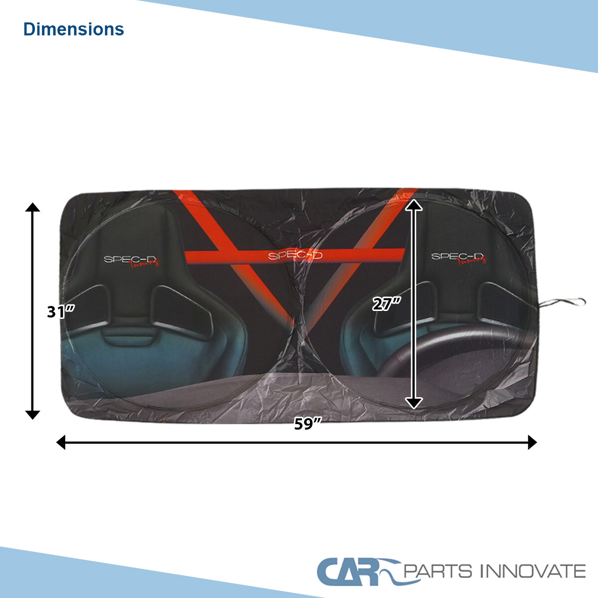 1PC Sunshade Auto Car Vehicle Front Window Windshield Screen Cover 59" X 31"