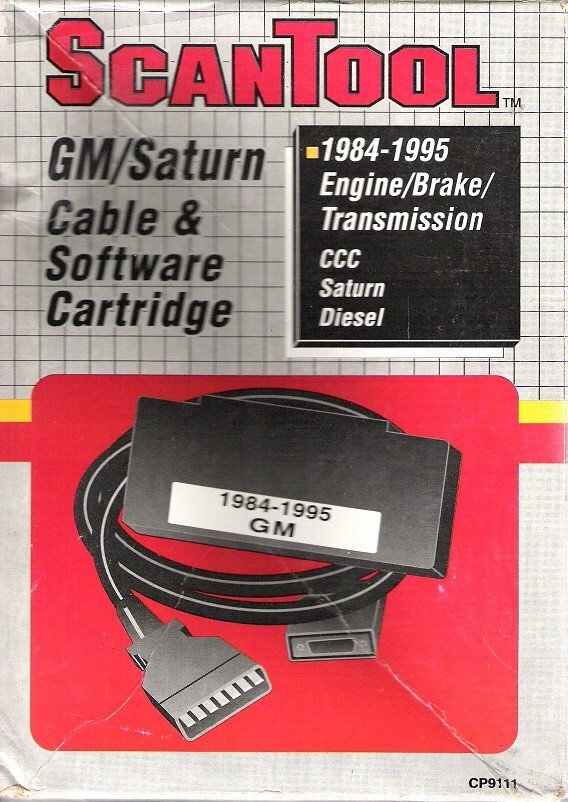 Actron 1984-1995 GMC & Saturn Scanner ScanTool Cable & Cartridge CP9111