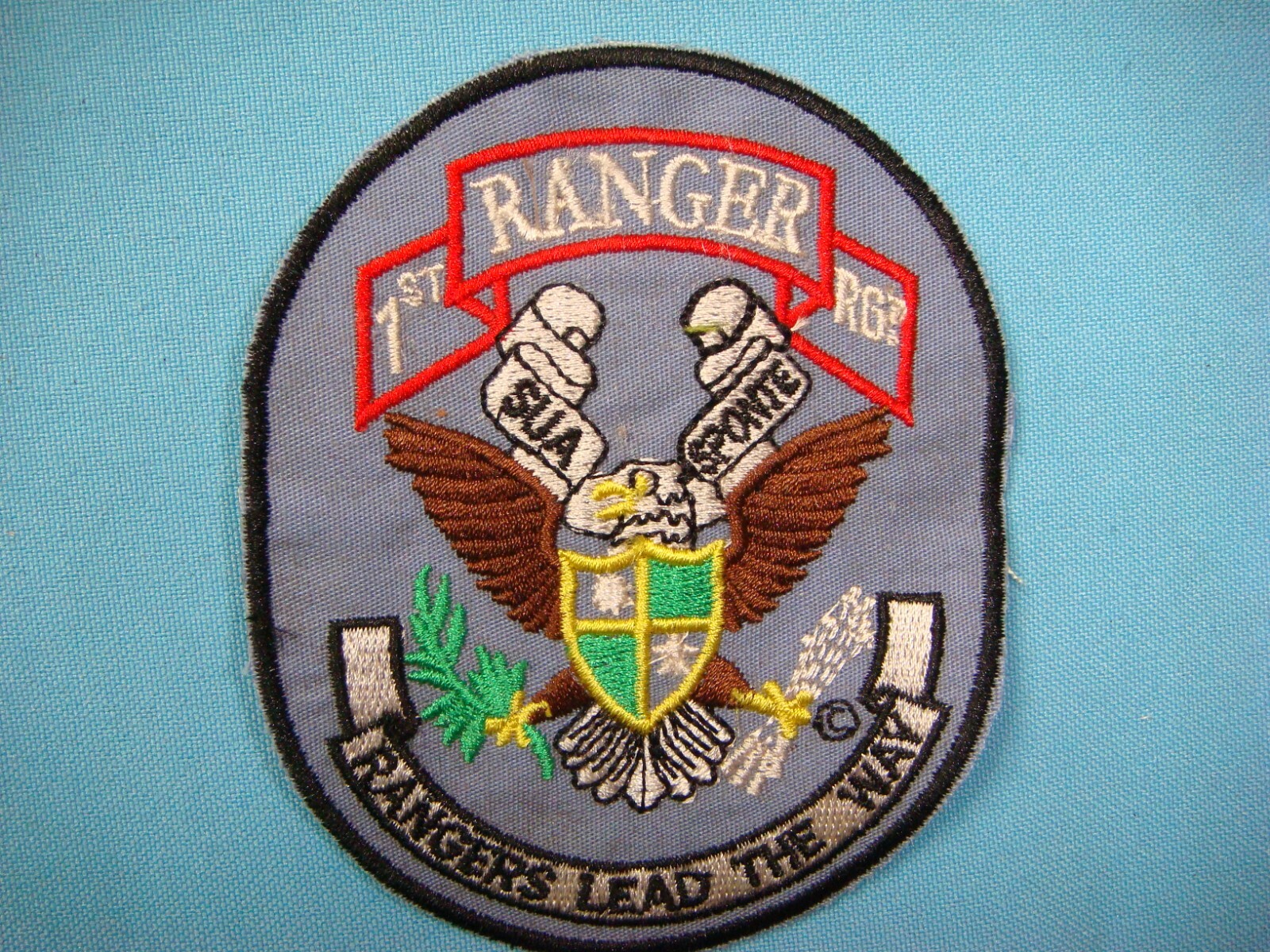 PATCH US ARMY  1st RANGER REGIMENT RANGERS LEAD THE WAY